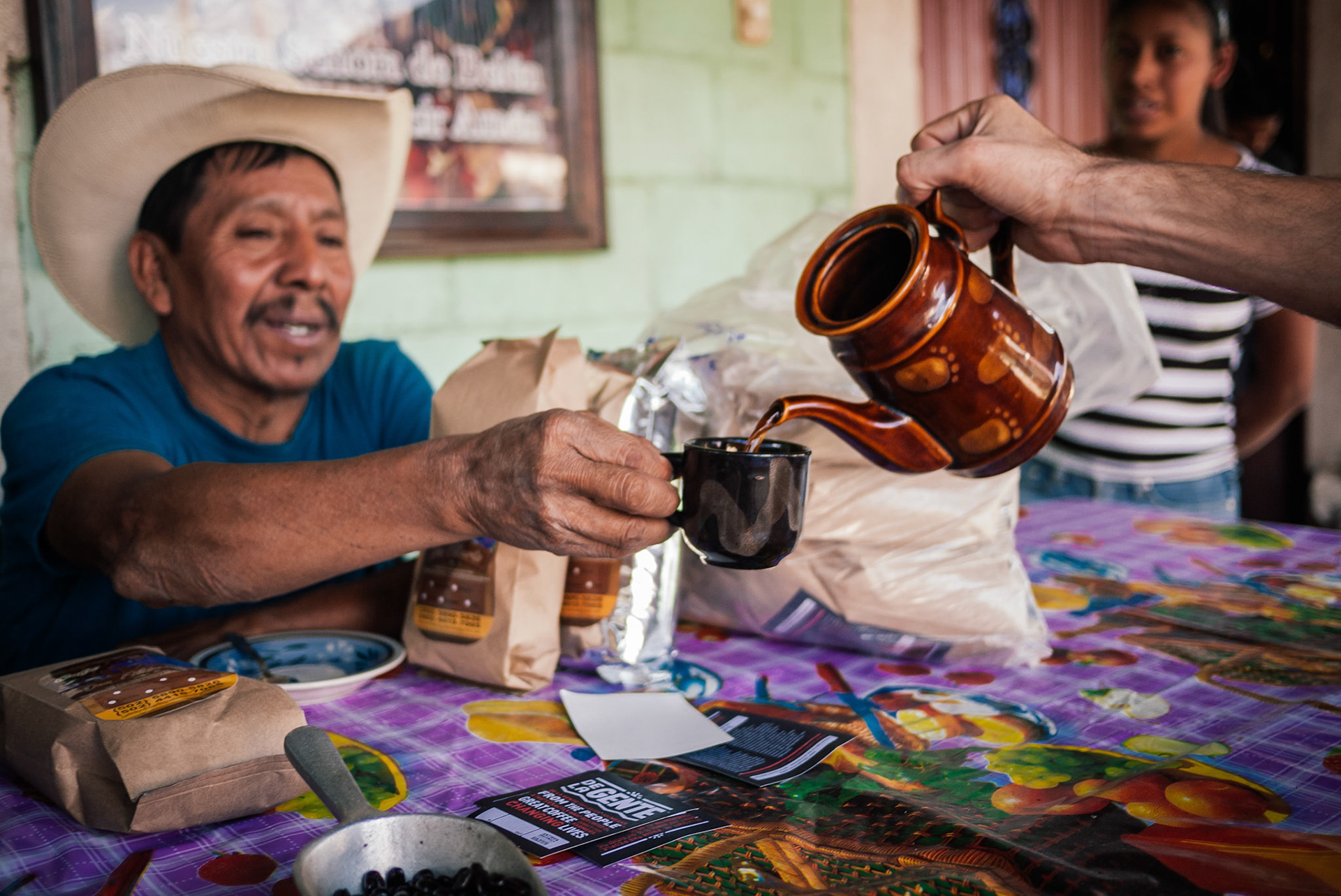 Despite the labor, getting to sit down with the ACTUAL farmer to drink his ACTUAL coffee was really special.