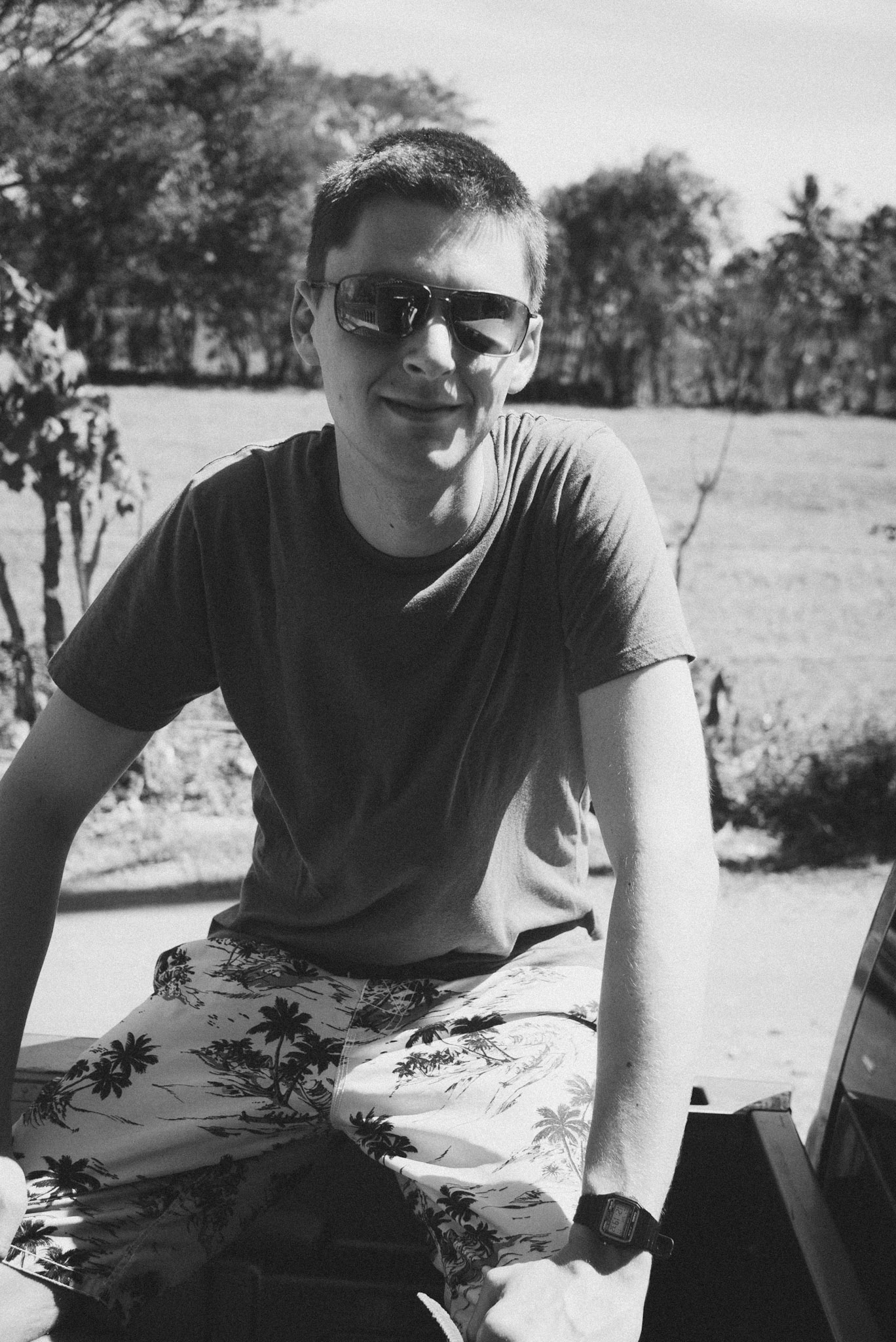 In the truck and ready for the beach!