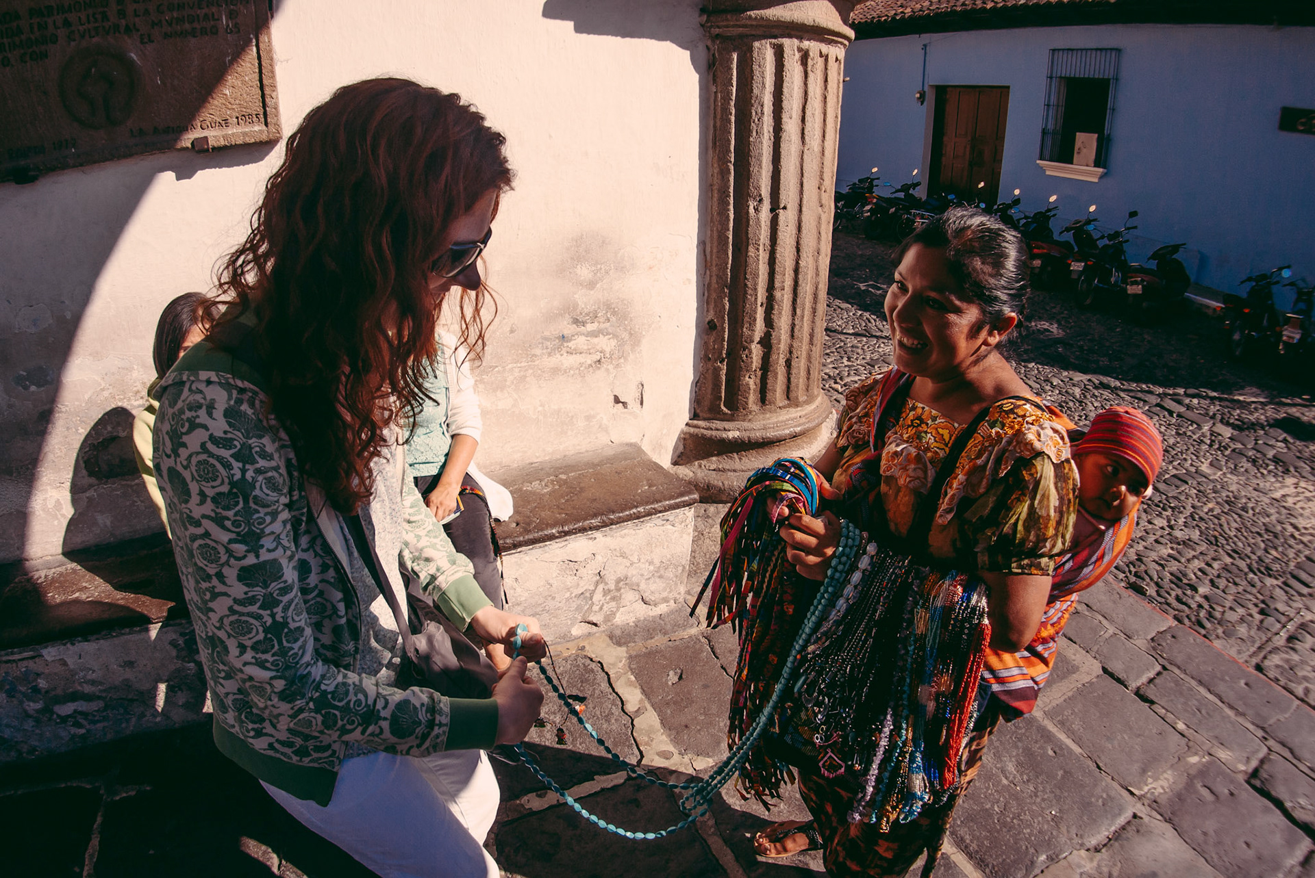 That baby totally photobombed me.