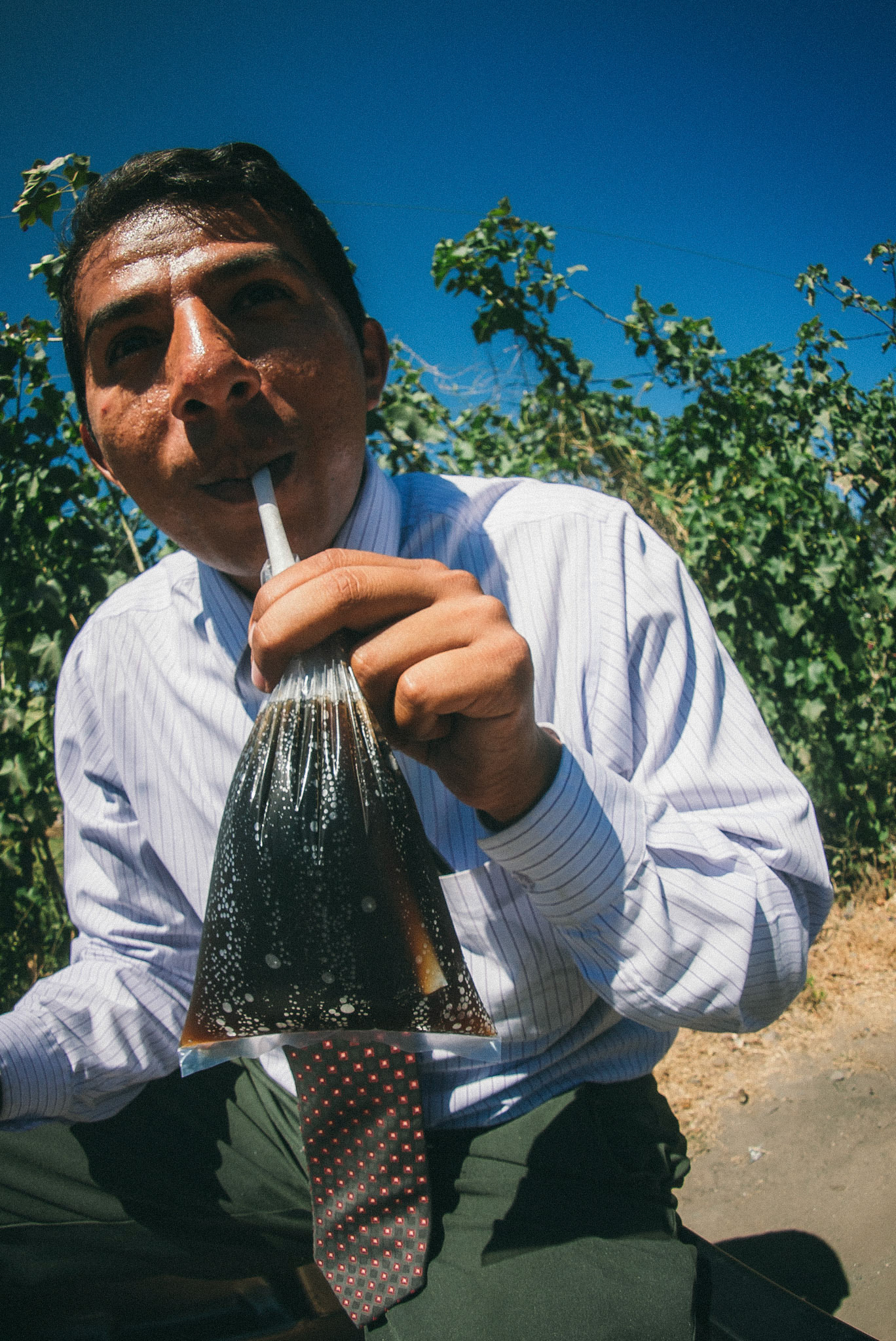 If you don't drink your soda from a plastic baggie, you might not be in Guatemala.