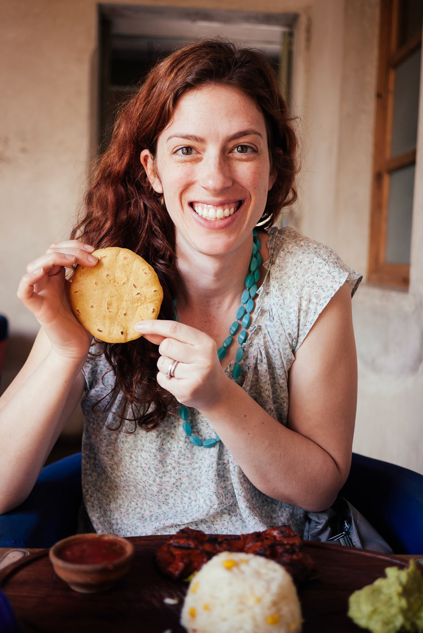 These tortillas were like little flour pillows. That you eat.