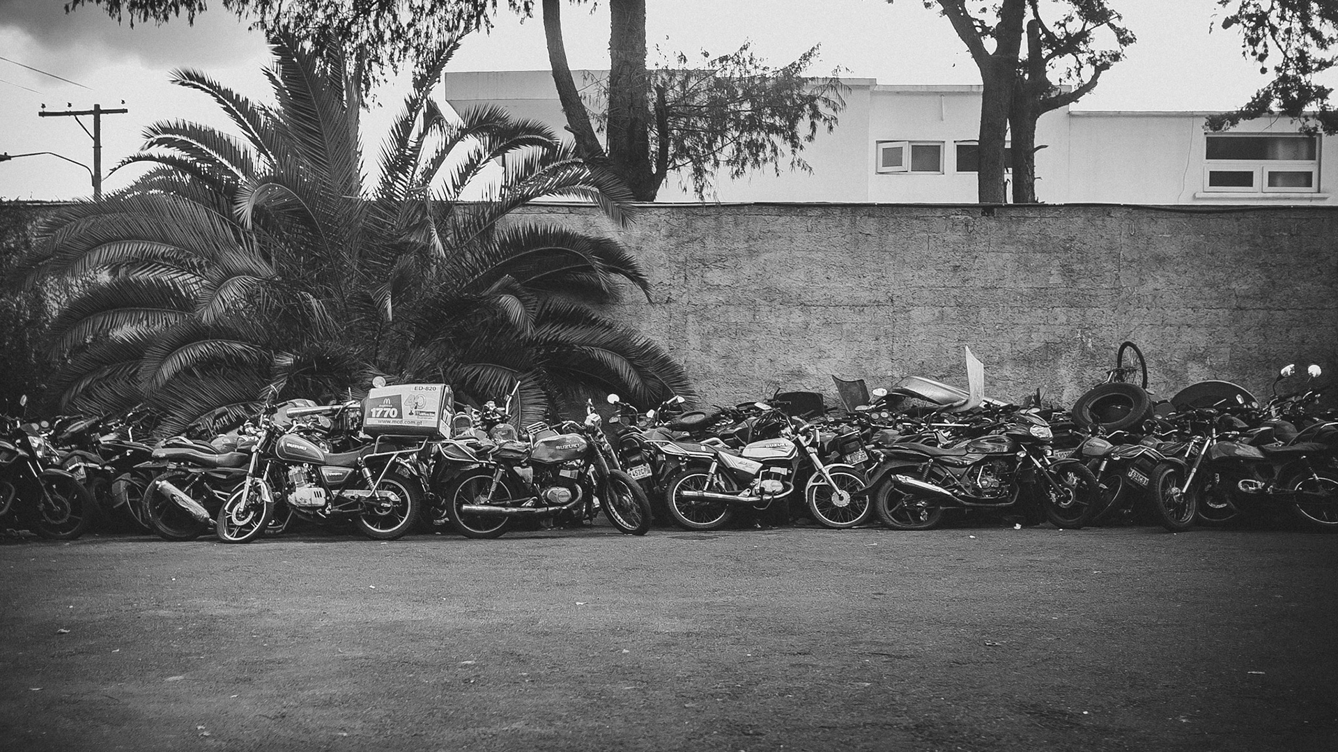 Motorcycles are ubiquitous in Guatemala.