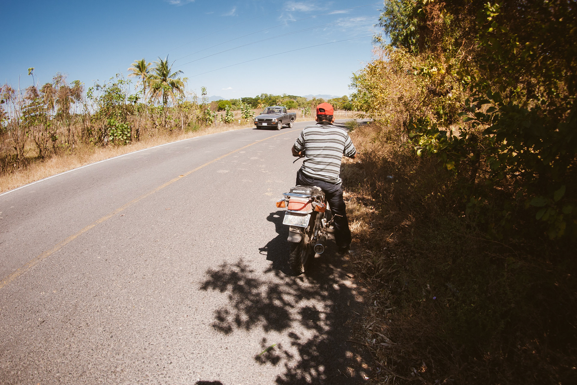 If you've never hit a drunk man on a motorcycle in an ancient Kia box on wheels during field service, you might not be in Guatemala.
