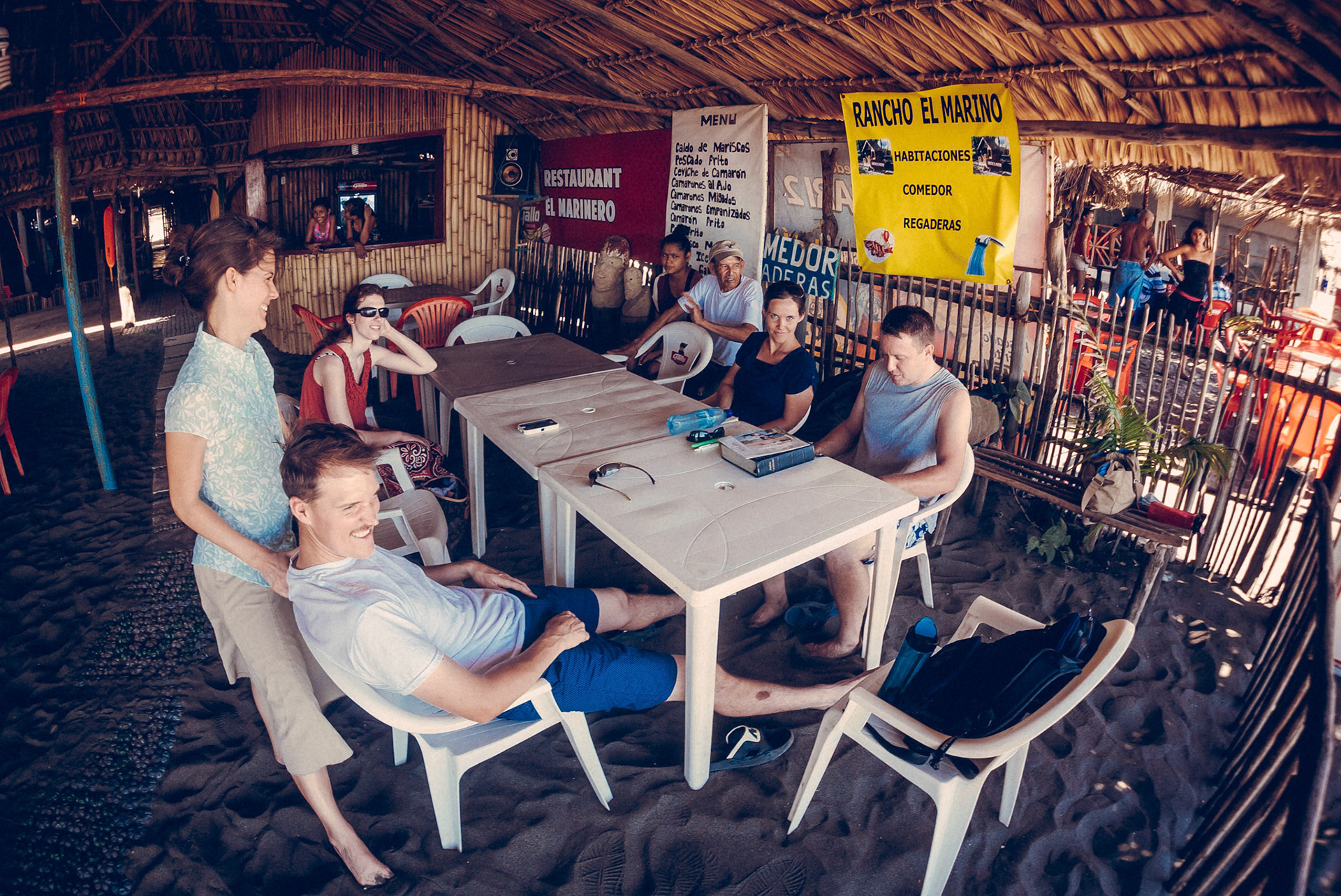 Enjoying a perfect afternoon.