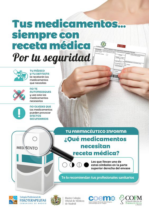 Diseño de Cartelería¡lería informativa para diversos Colegios de la rama Sanitaria