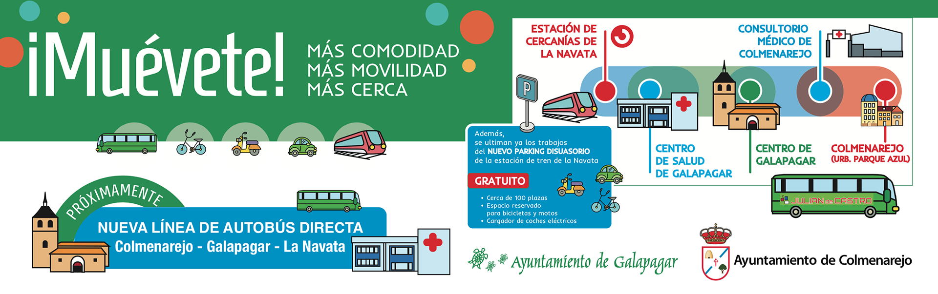 Campaña Muévete, Galapagar