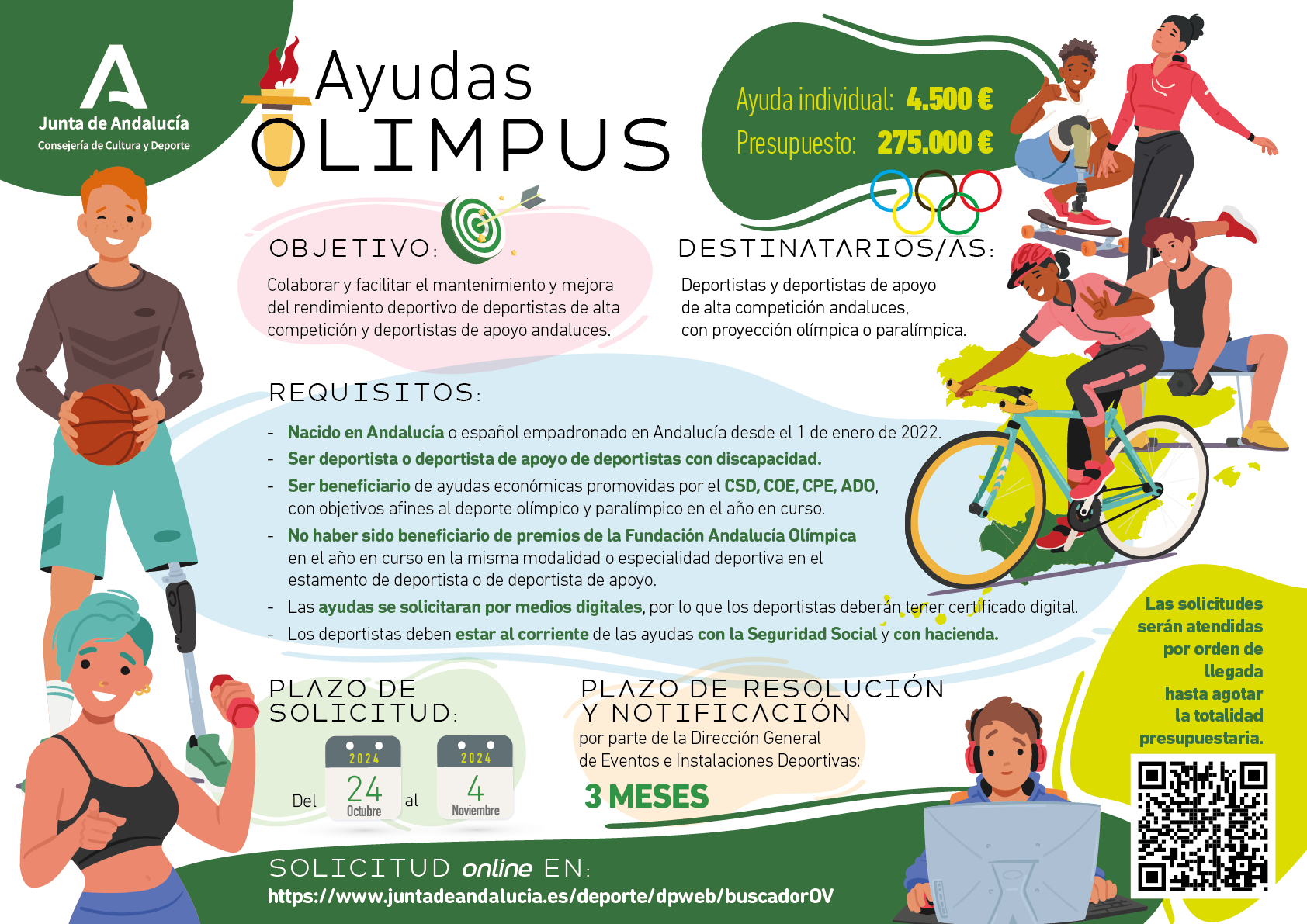 Ayudas Olimpus de la Junta de Andalucía