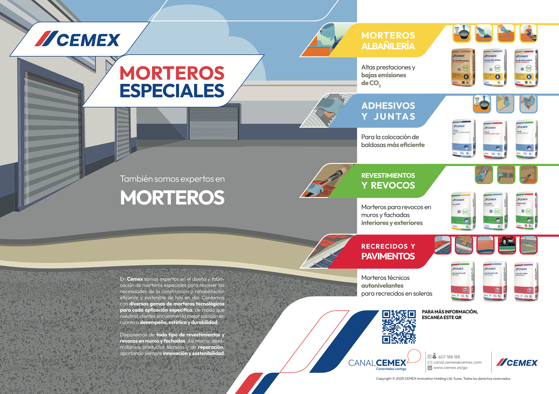 Cemex Morteros especiales, prensa