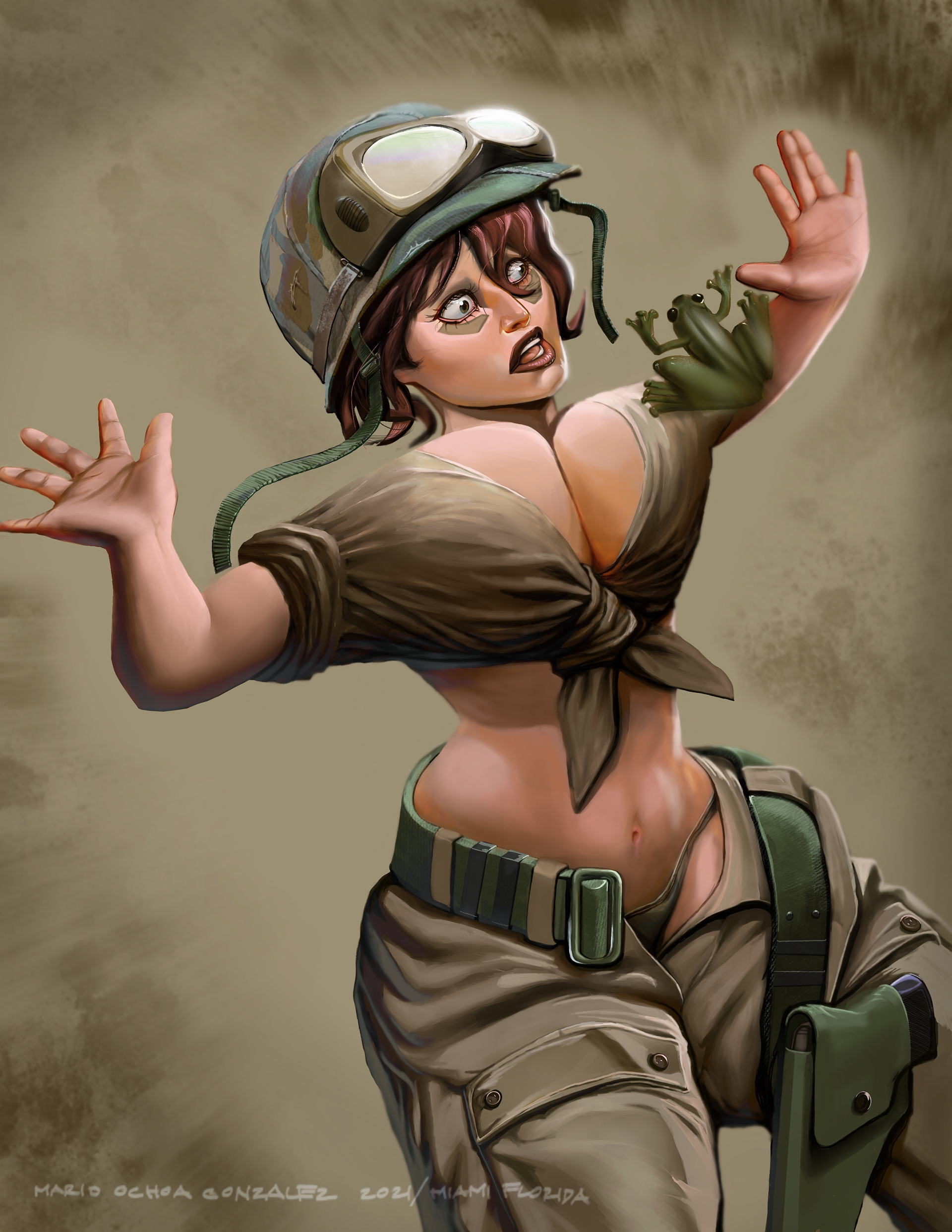 The irrational of our phobias character design digital arts by Mario Ochoa