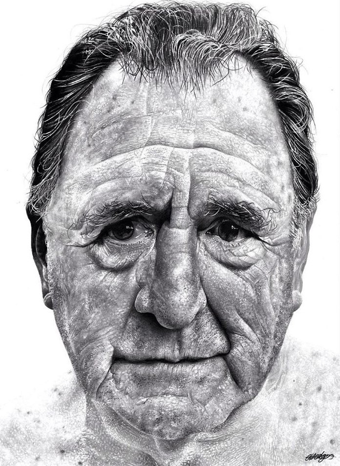 Image Courtesy of Liv Hedges [Acrylic and White Gel Pen on Cartridge Paper, 29.7 x 42 cm]