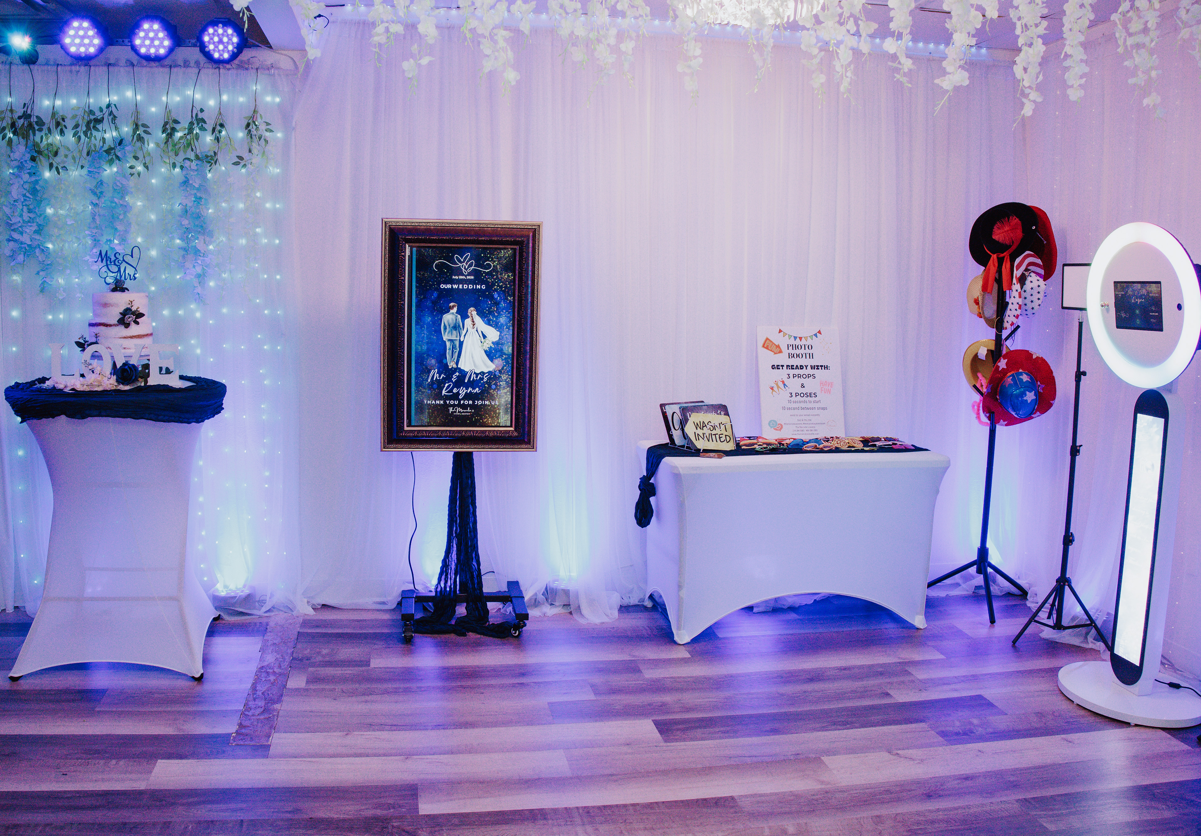 The Marcelos event center Fort Worth TX . Micro-weddings