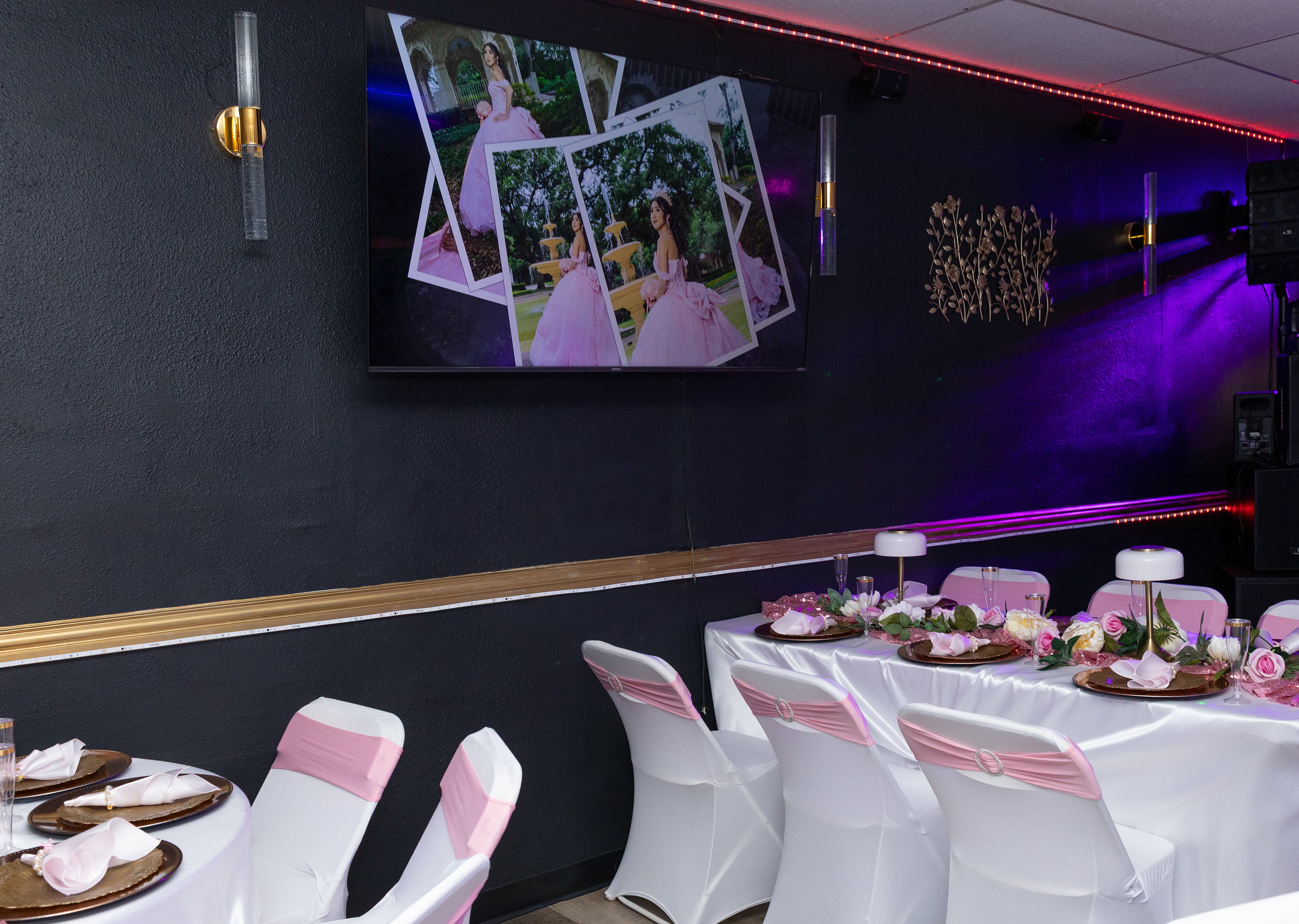The Marcelos event center  Fort worth Texas