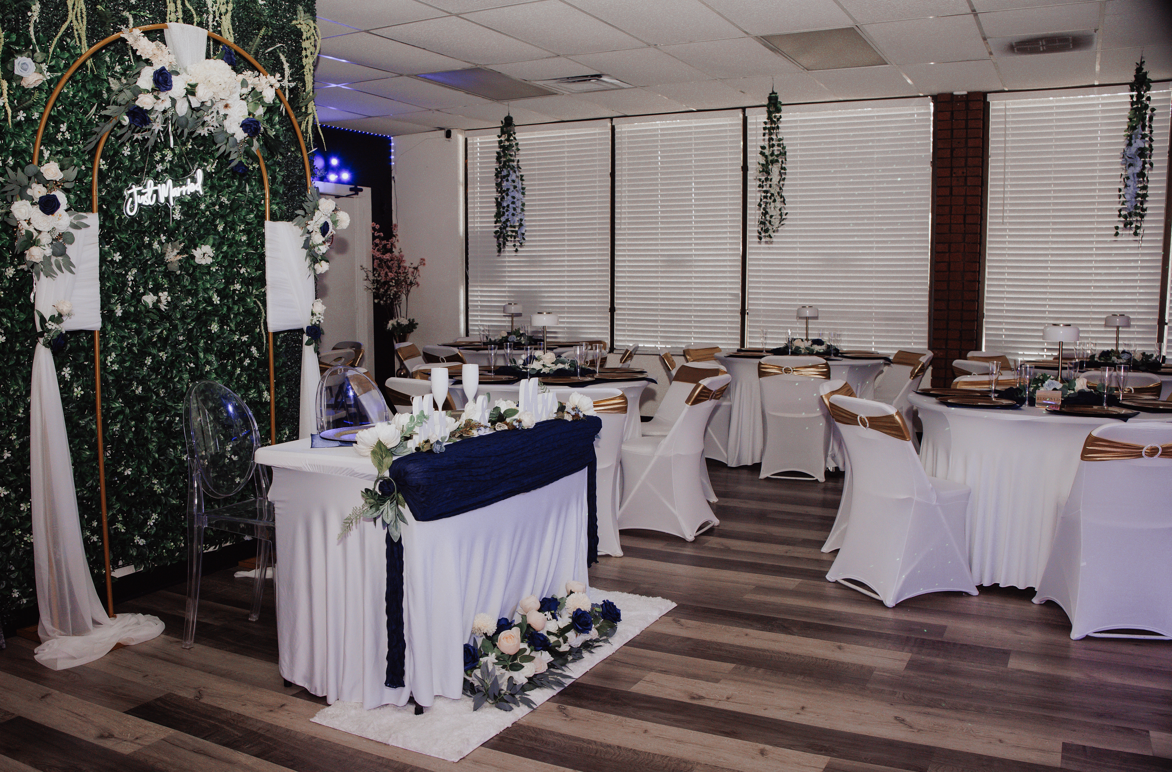 The Marcelos event center Fort Worth TX . Micro-weddings
