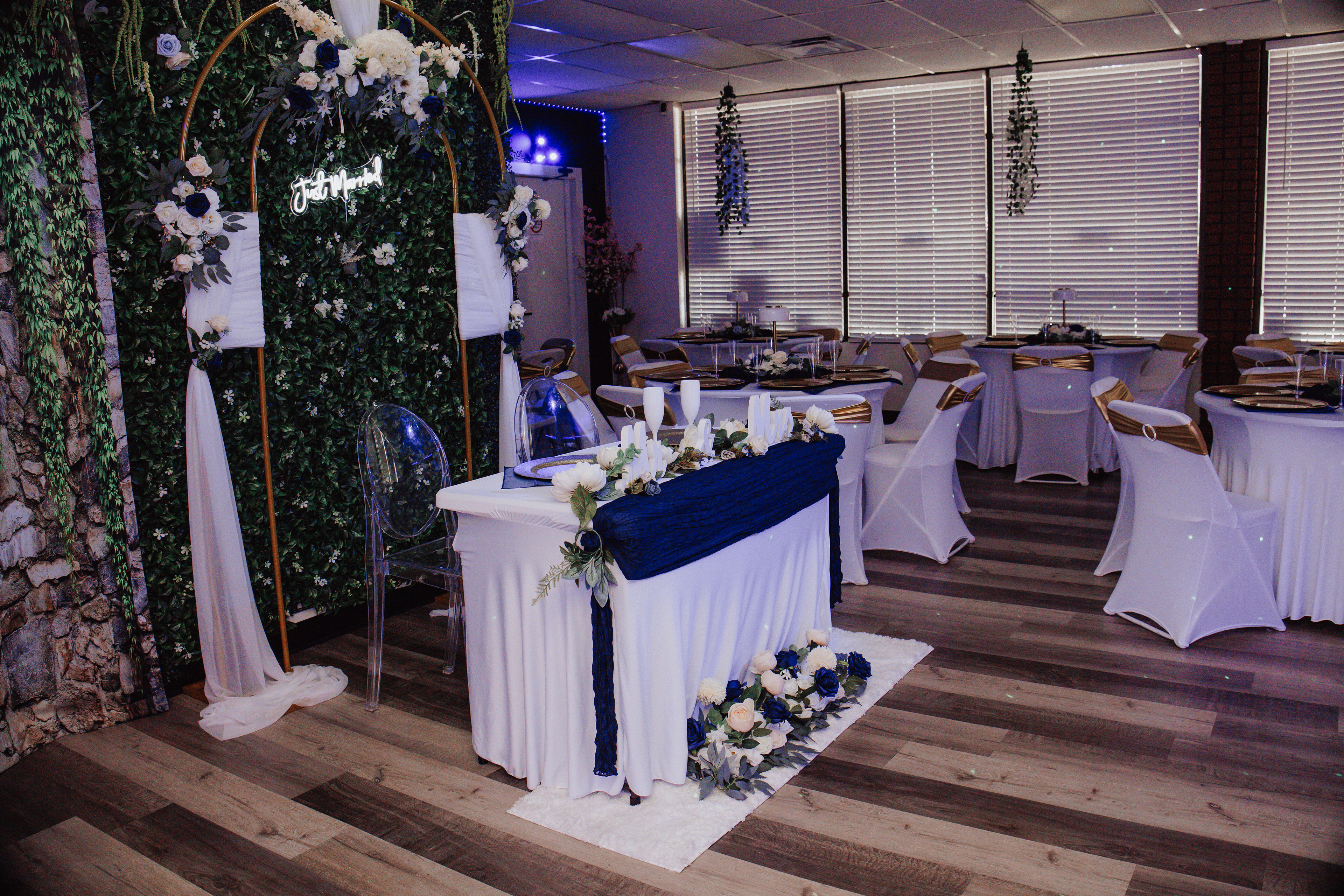The Marcelos event center Fort Worth TX . Micro-weddings