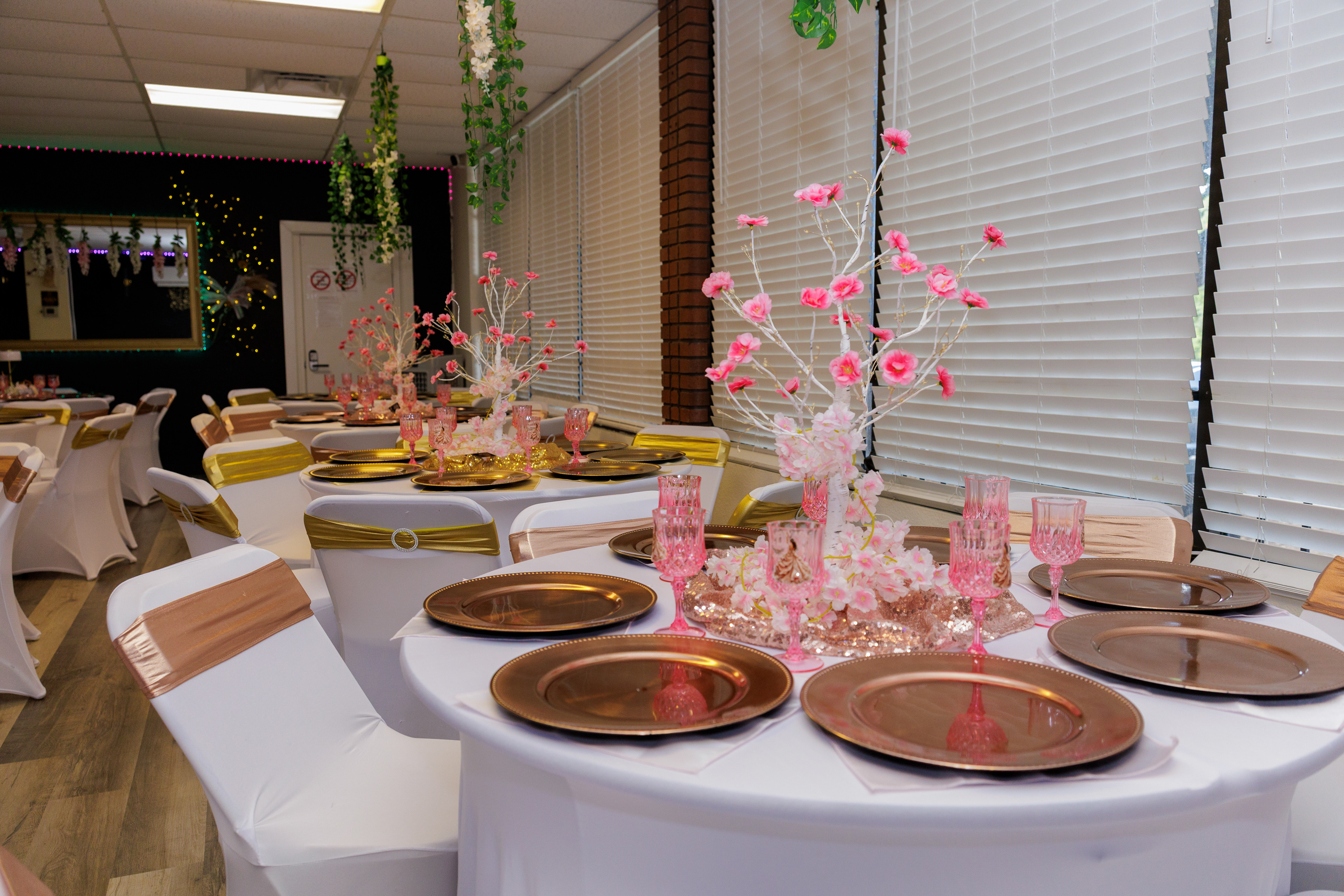 The Marcelos event center - 75 guests Mini QUinceañera