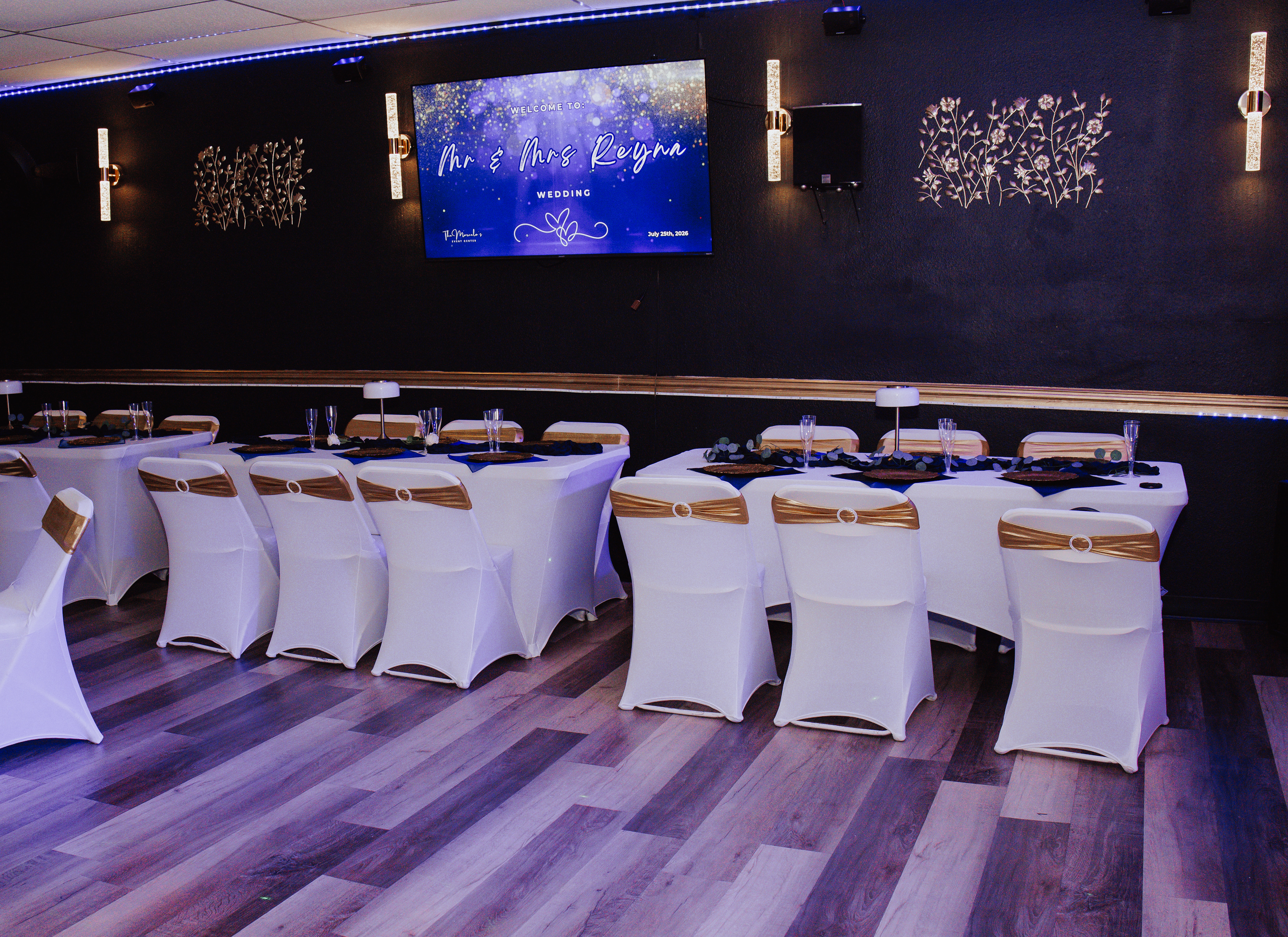 The Marcelos event center Fort Worth TX . Micro-weddings