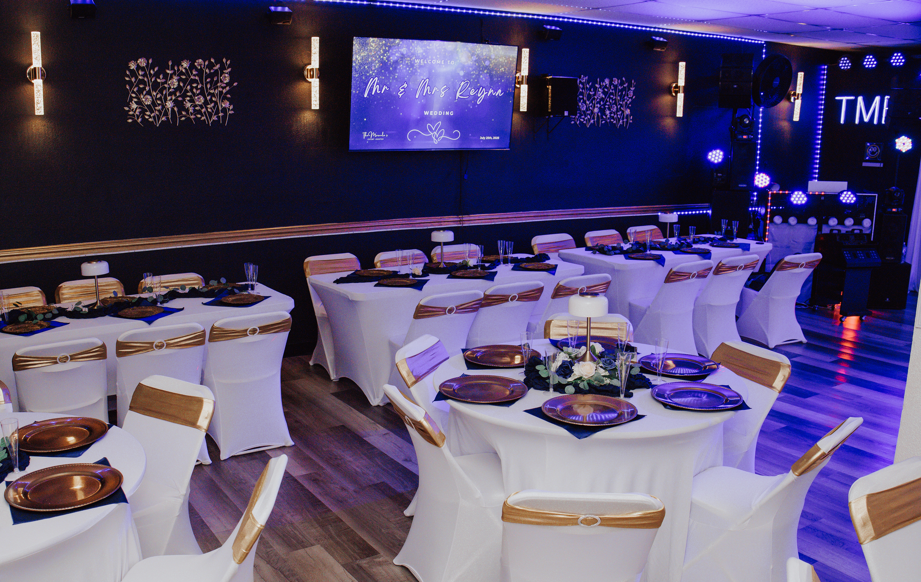 The Marcelos event center Fort Worth TX . Micro-weddings