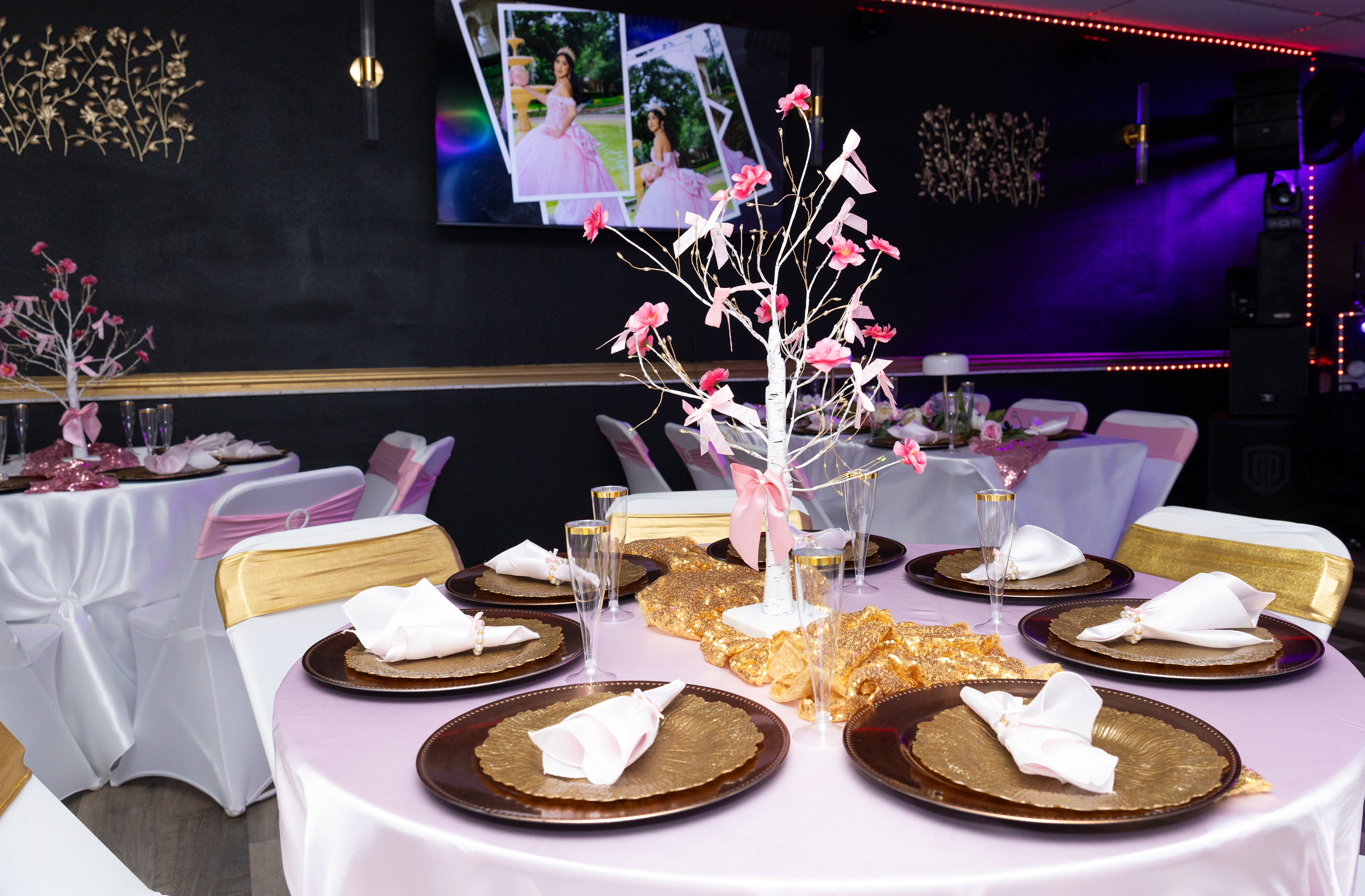The Marcelos event center  Fort worth Texas