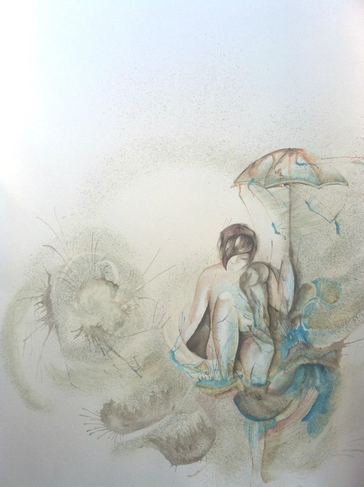 "When Dreams May Come" Mixed Media - SOLD
