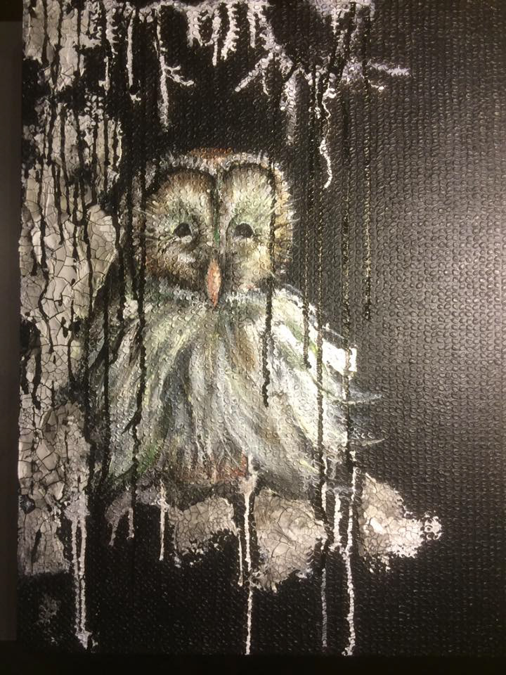 "Watcher" Acrylic - SOLD