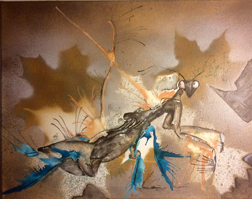 "Harriette" Mixed Media - SOLD