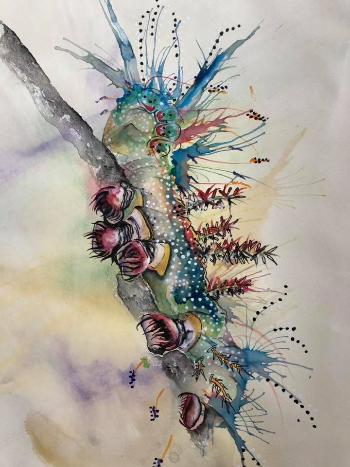 Rain Drops and Podka Dots - SOLD