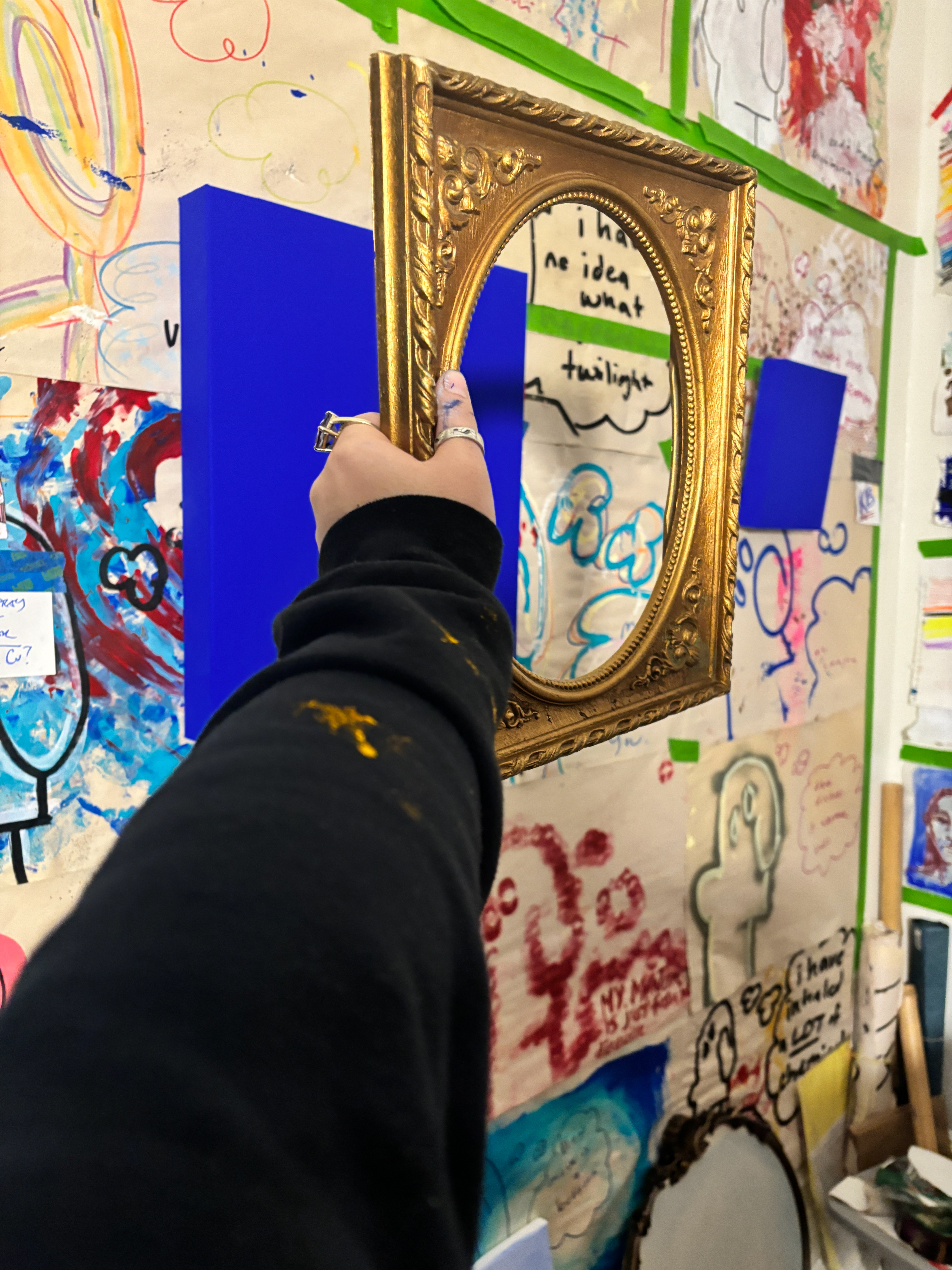 "It's blue paint!" (side)