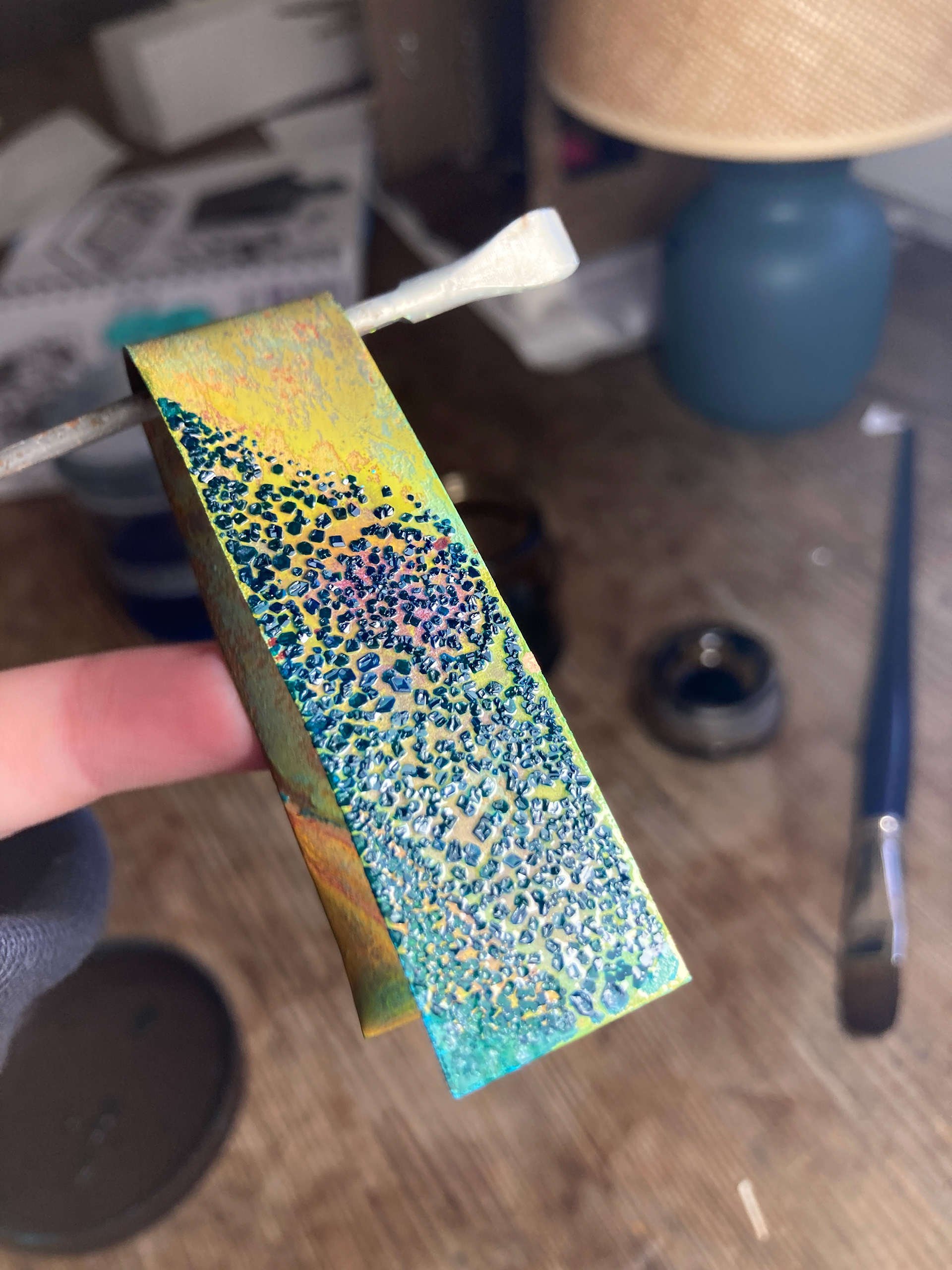 Crystal growth, submerged