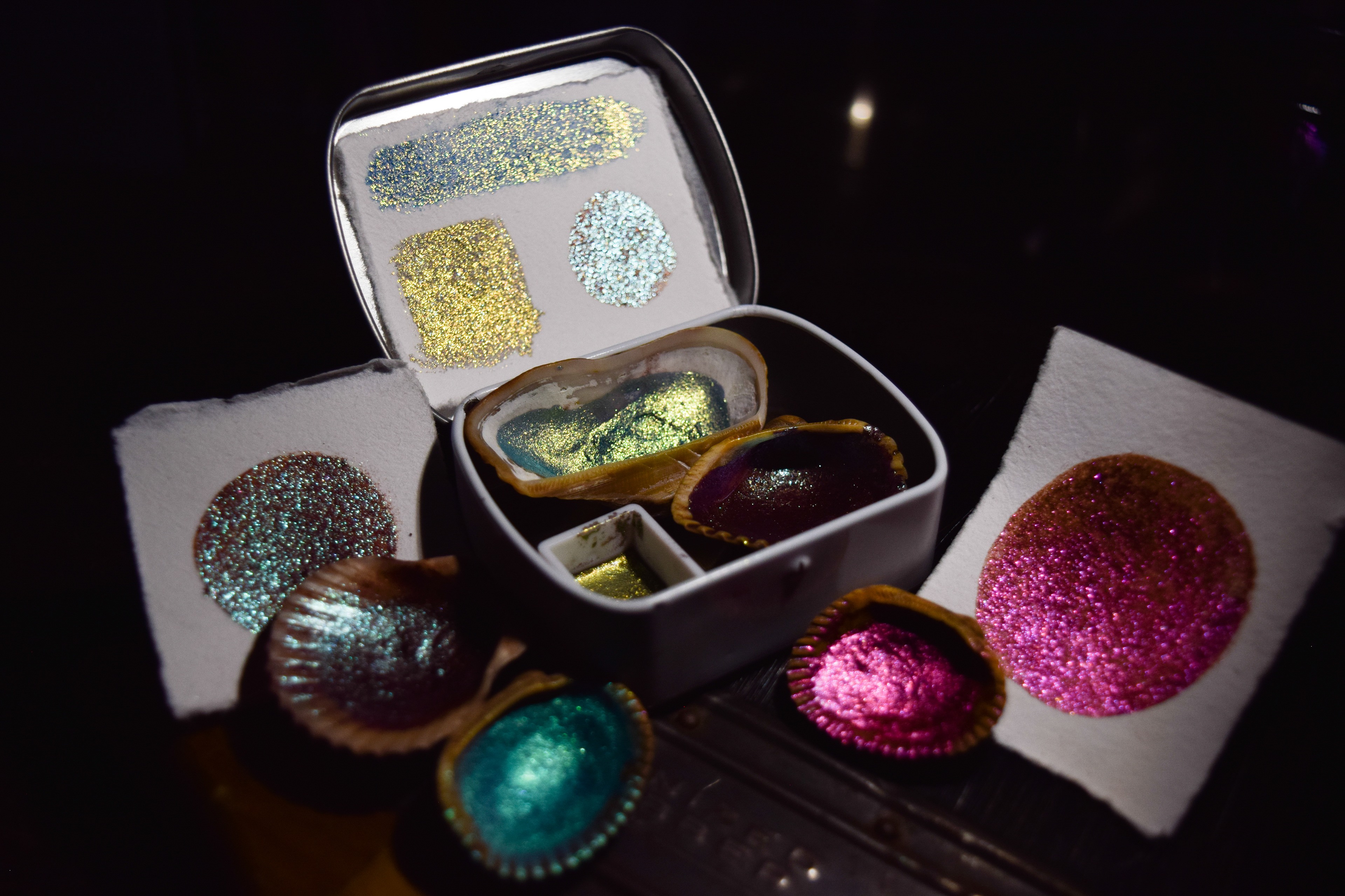 Duochrome watercolors