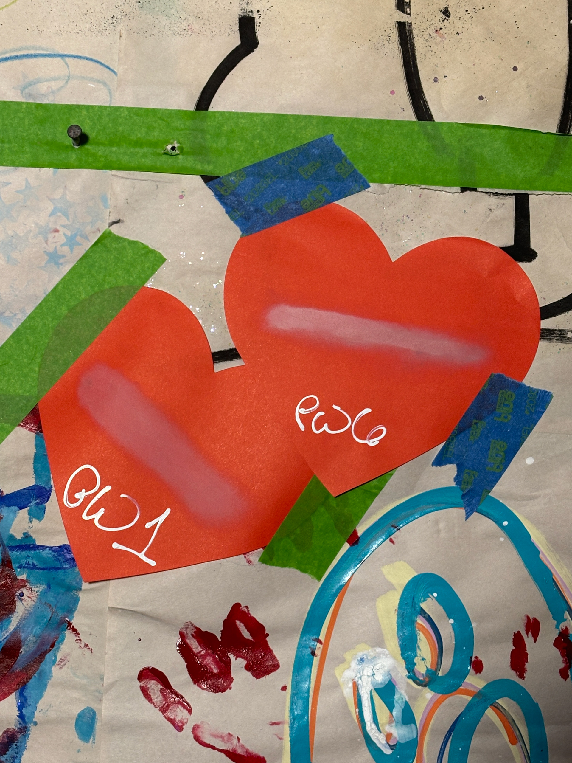 Flake white (PW1) vs. Titanium white (PW6) oil paint