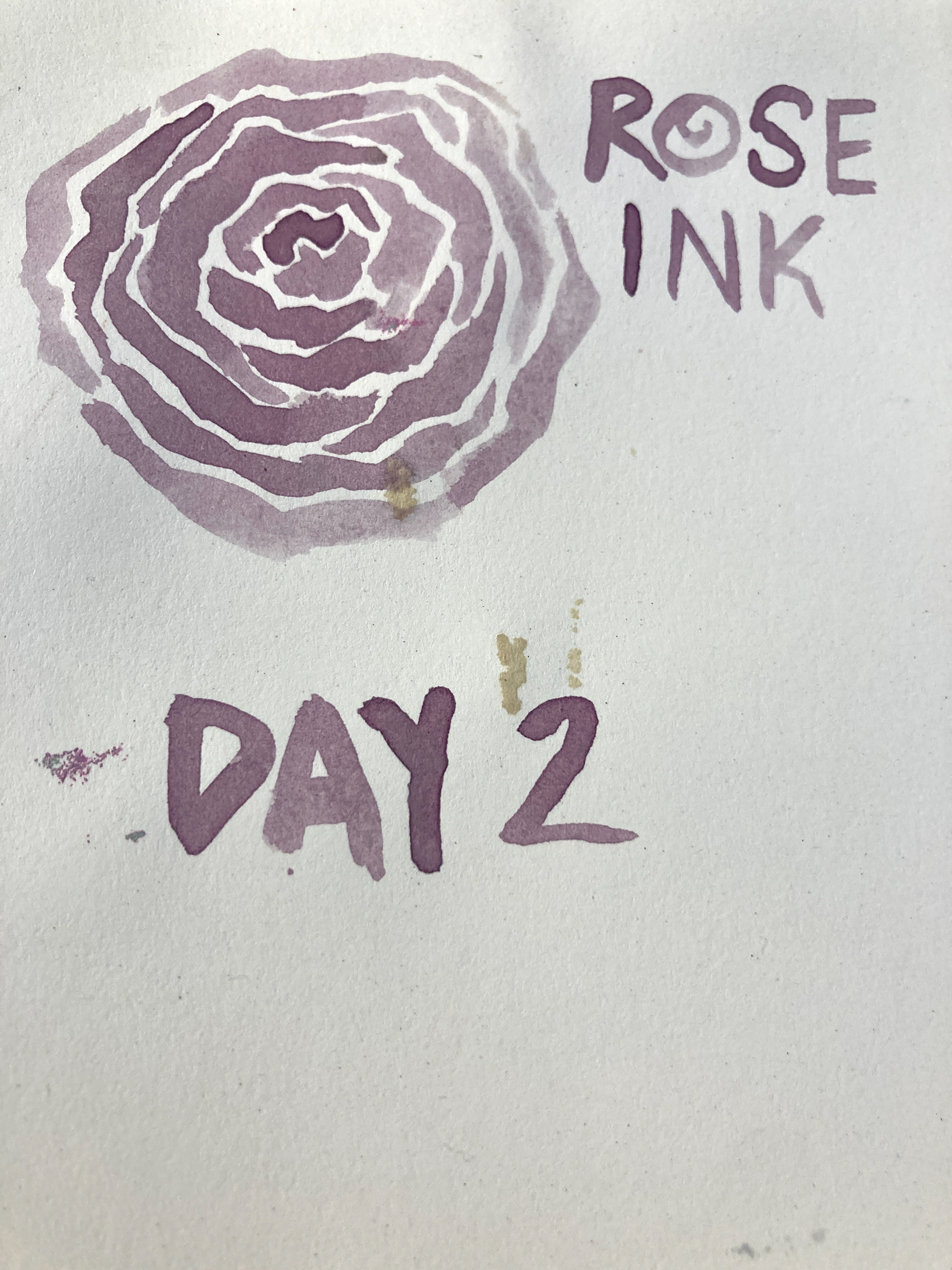 Rose ink