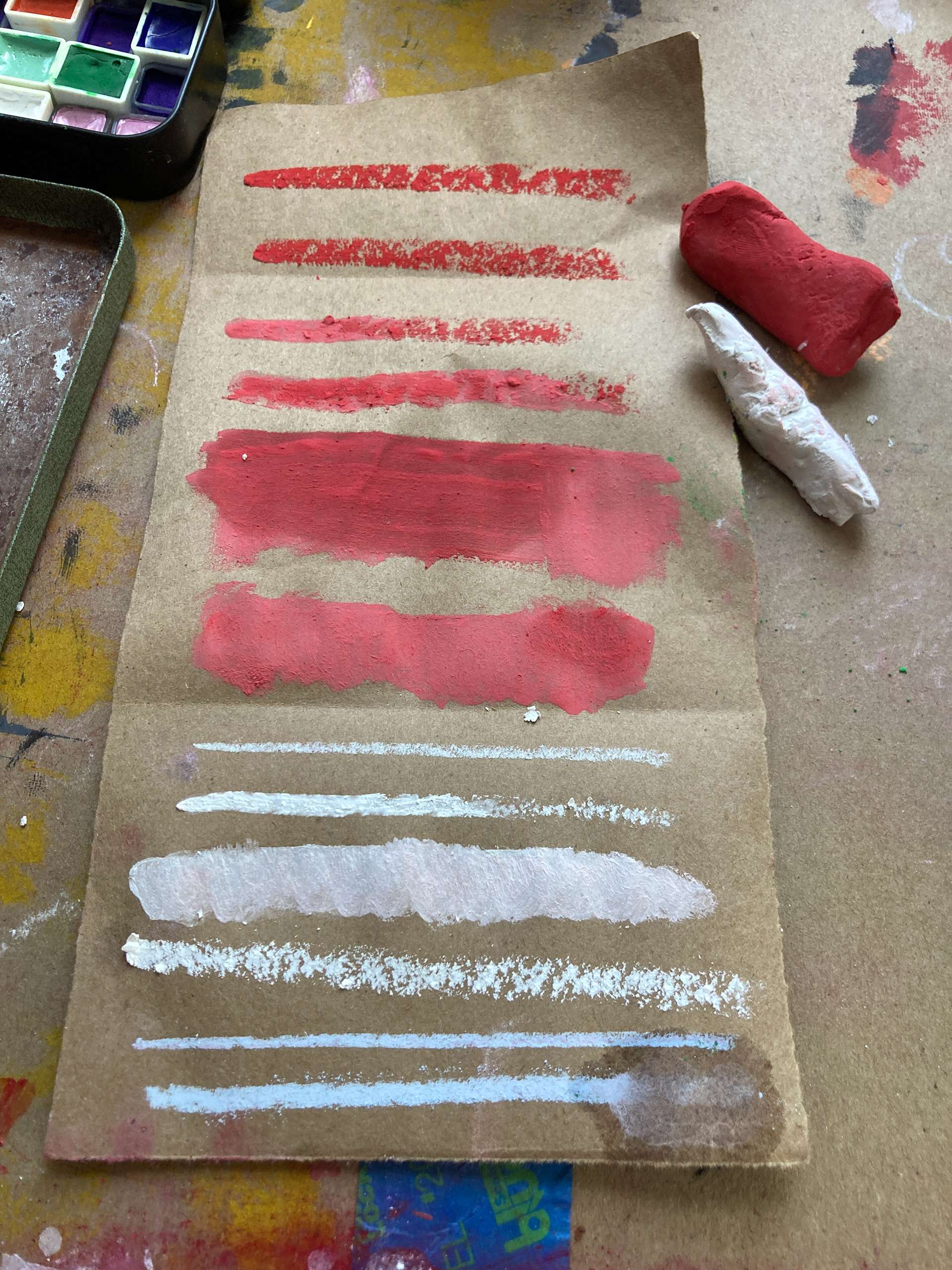 Water-soluble pastels