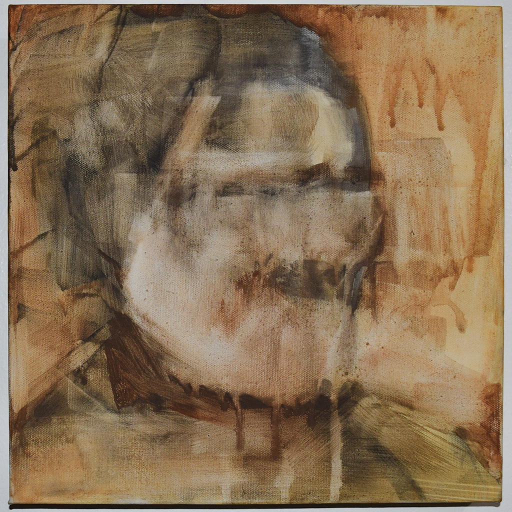 Foraged ochre (Savnnah River) and charcoal on canvas