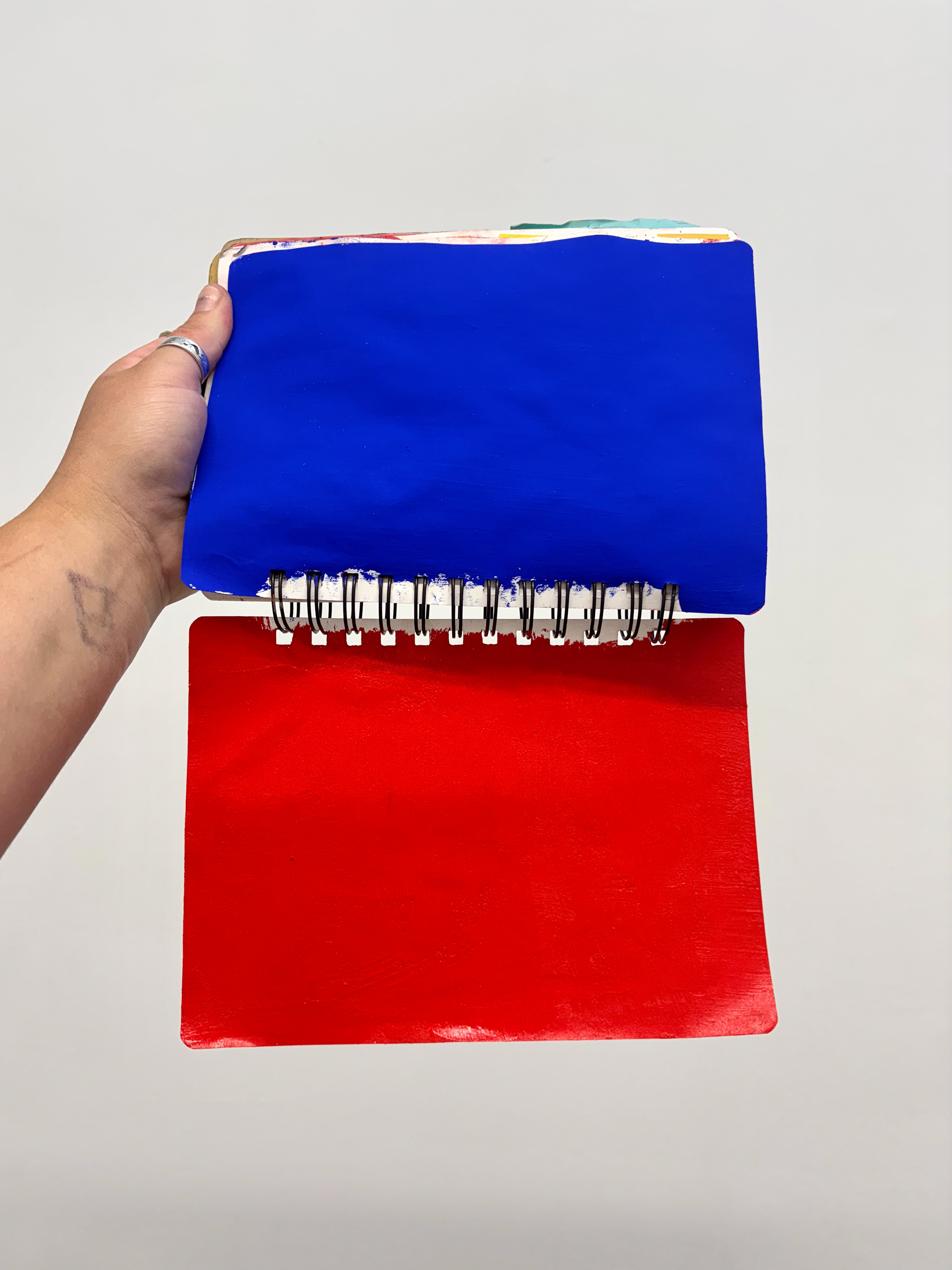 MATTE BLUE + GLOSSY RED!