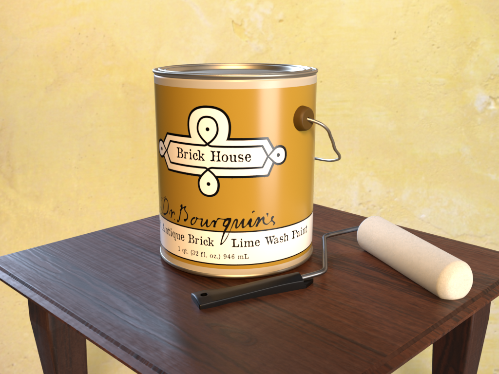 Render for reclaimed brick lime wash