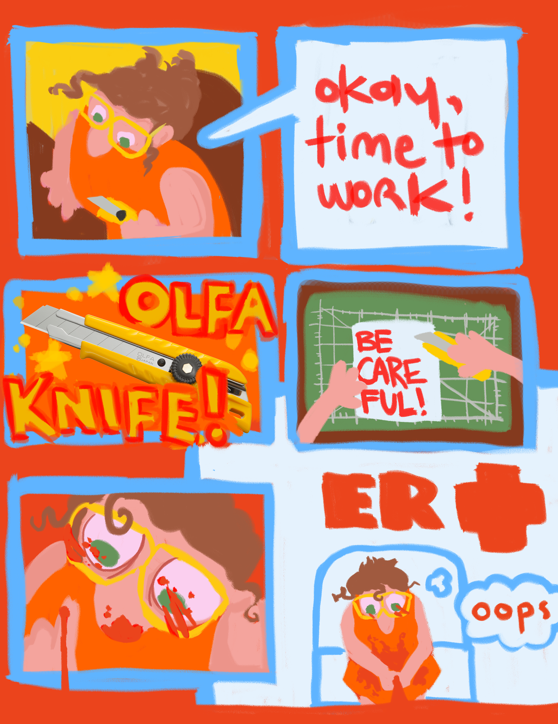 I cut my finger