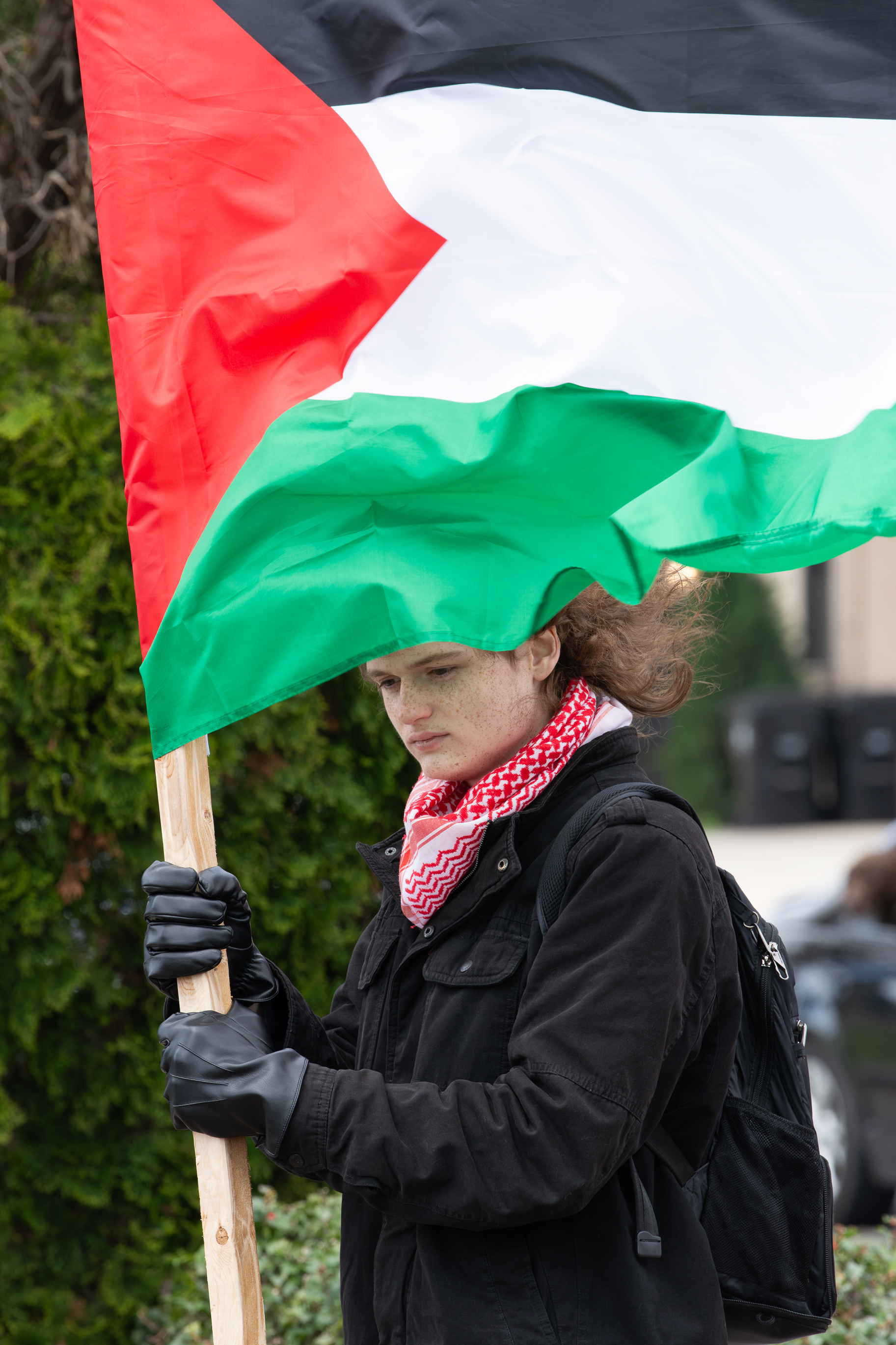 Free Palestine Rally - Harrisburg Palestine Coalition, Harrisburg, PA - April 13, 2024.