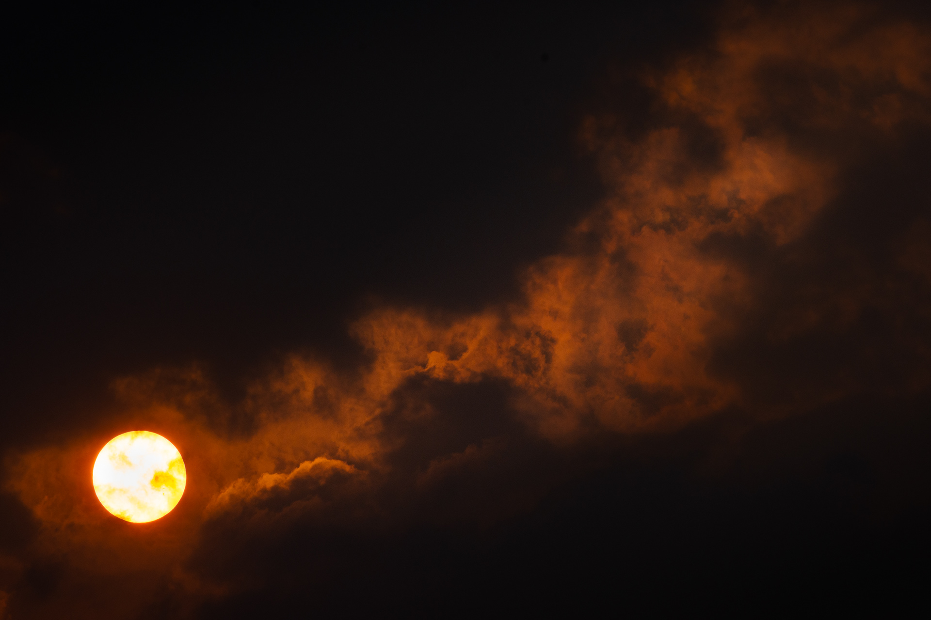 Sunset Wildfire, Cumberland County, Pa