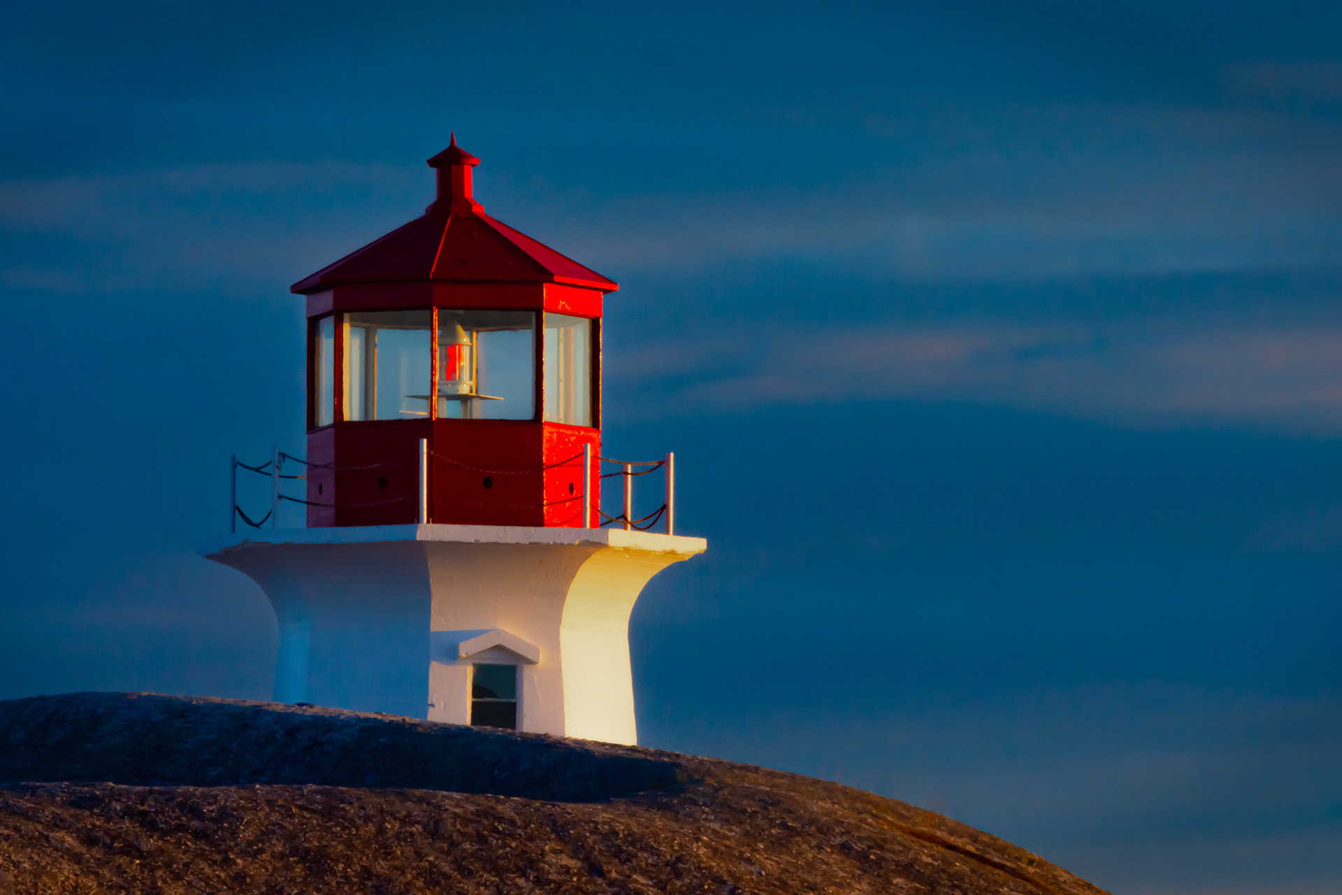 Peggys Cove Lighthouse, Nova Scotia, CA
