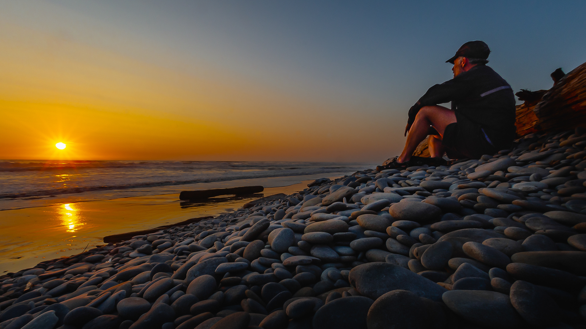 Sitting Sunset