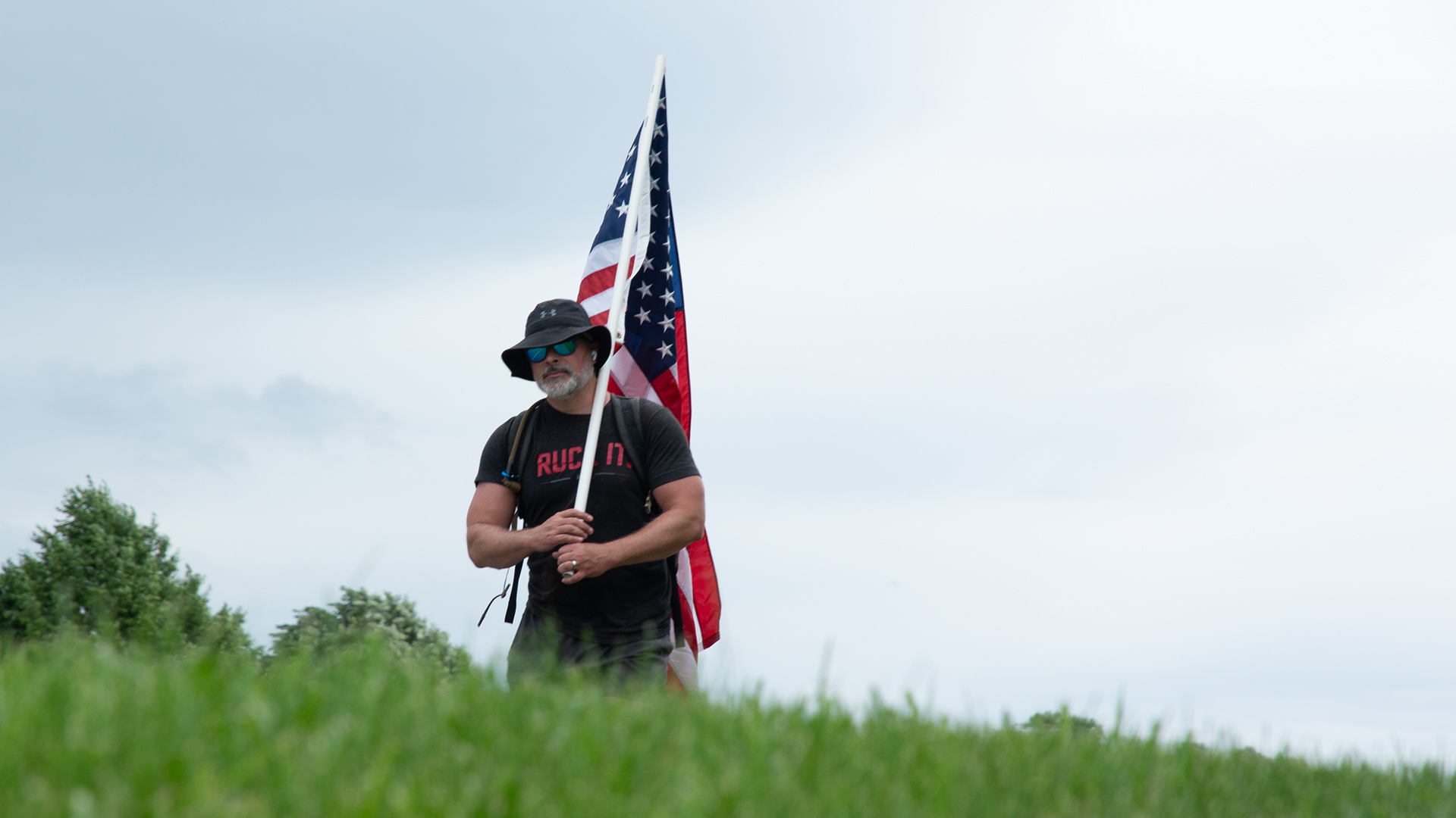 Flag Man, Carlisle Pike, Cumberland Co., PA