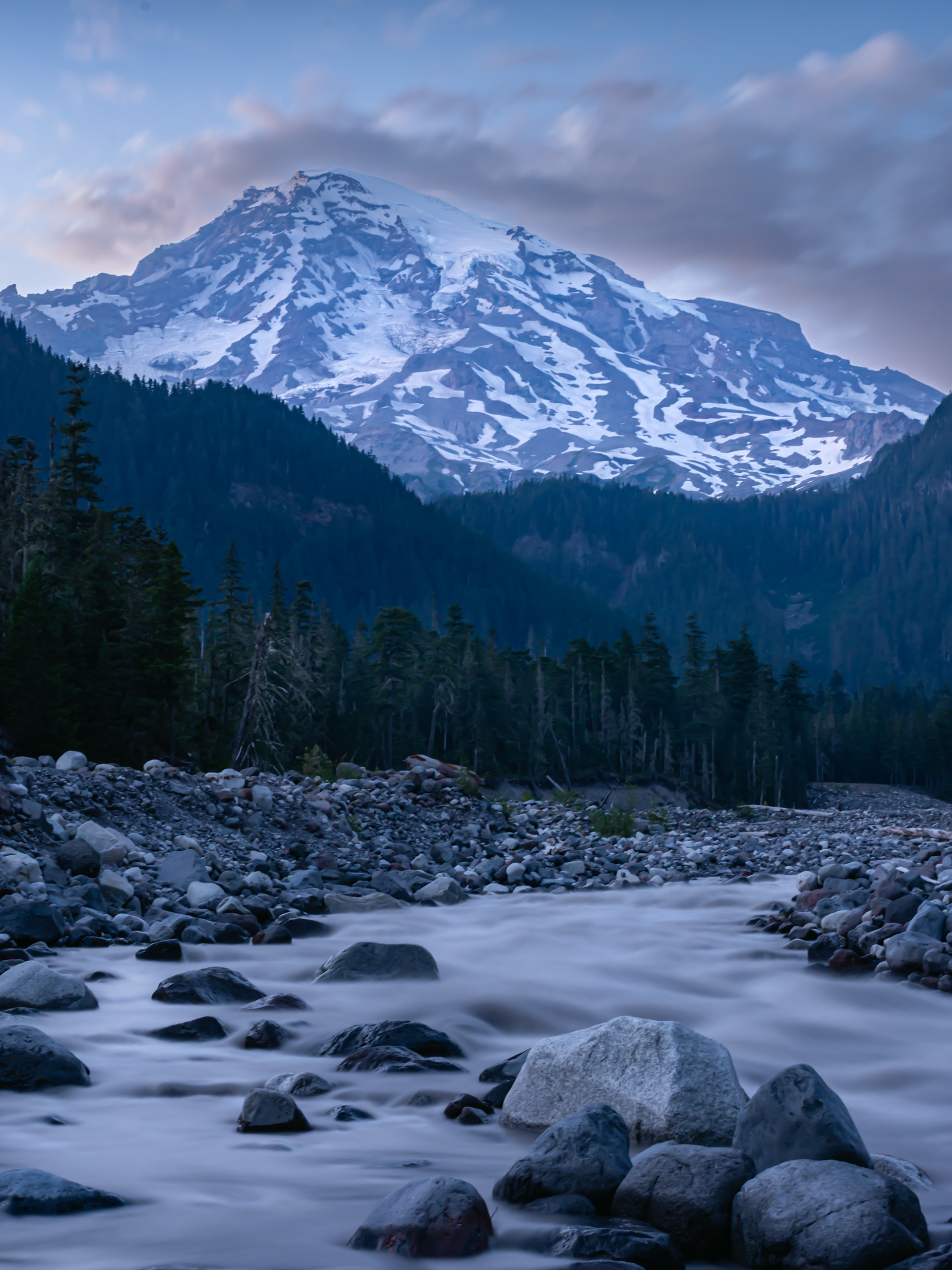 Below Mount Rainier