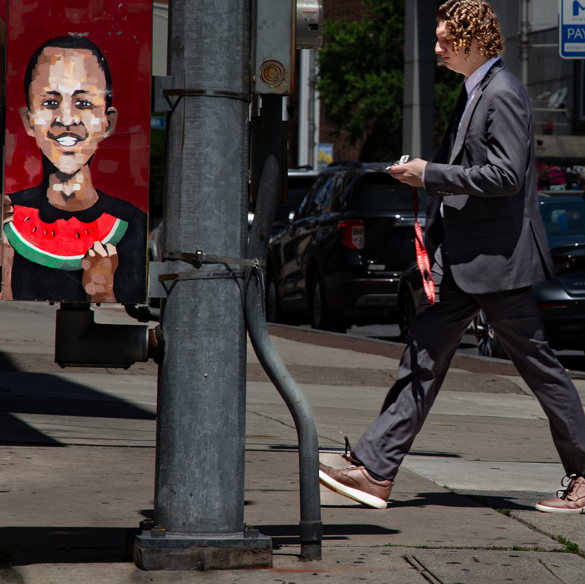Watermelon, downtown Harrisburg, PA