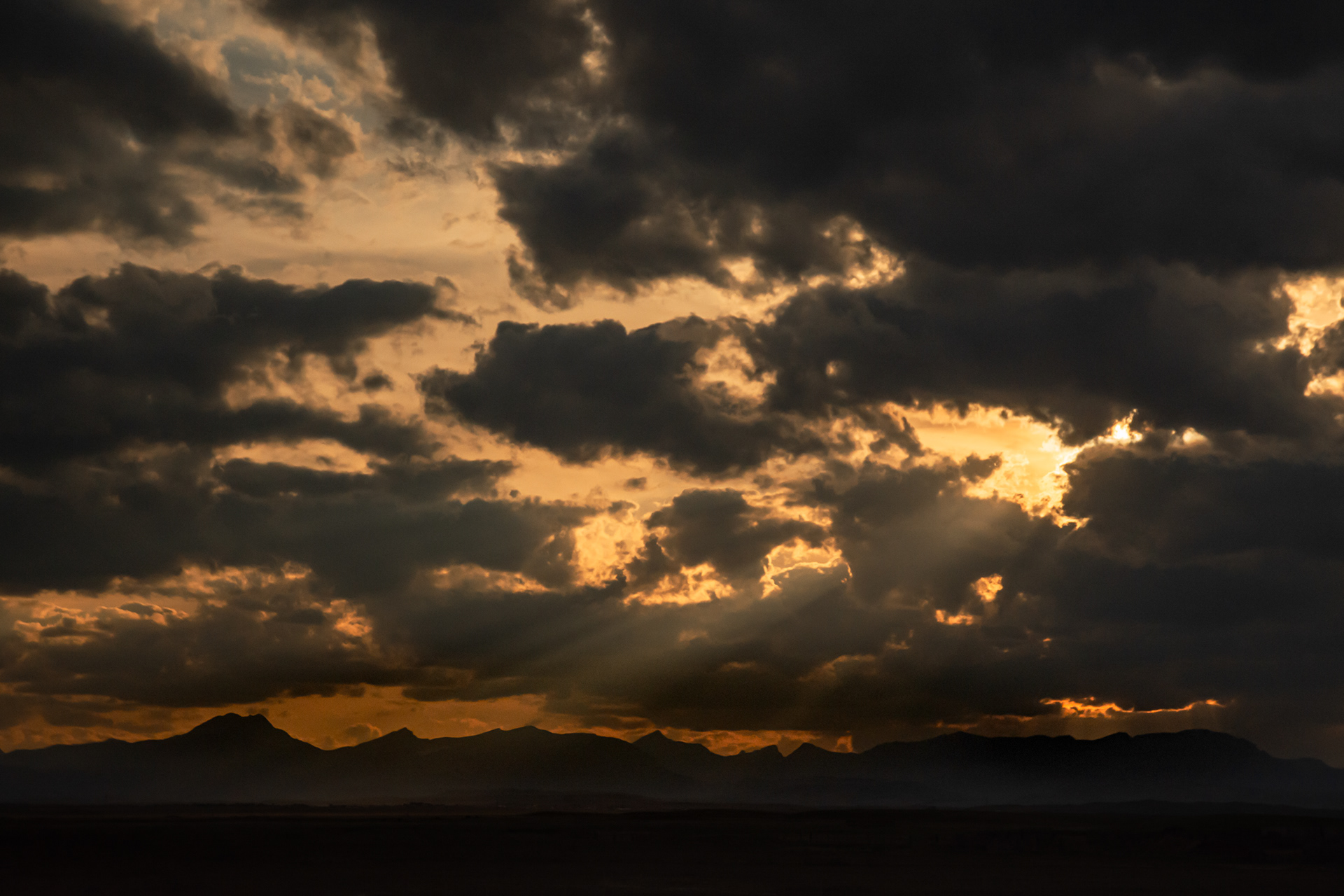 Sunset Profile, Glacier National Park - Montana