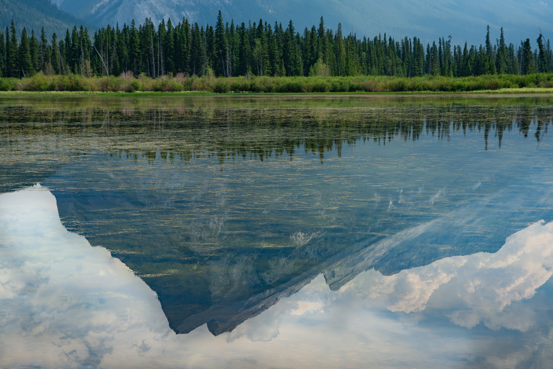 Vermilion Lakes, Banff, Alberta, in the Canadian Rockies