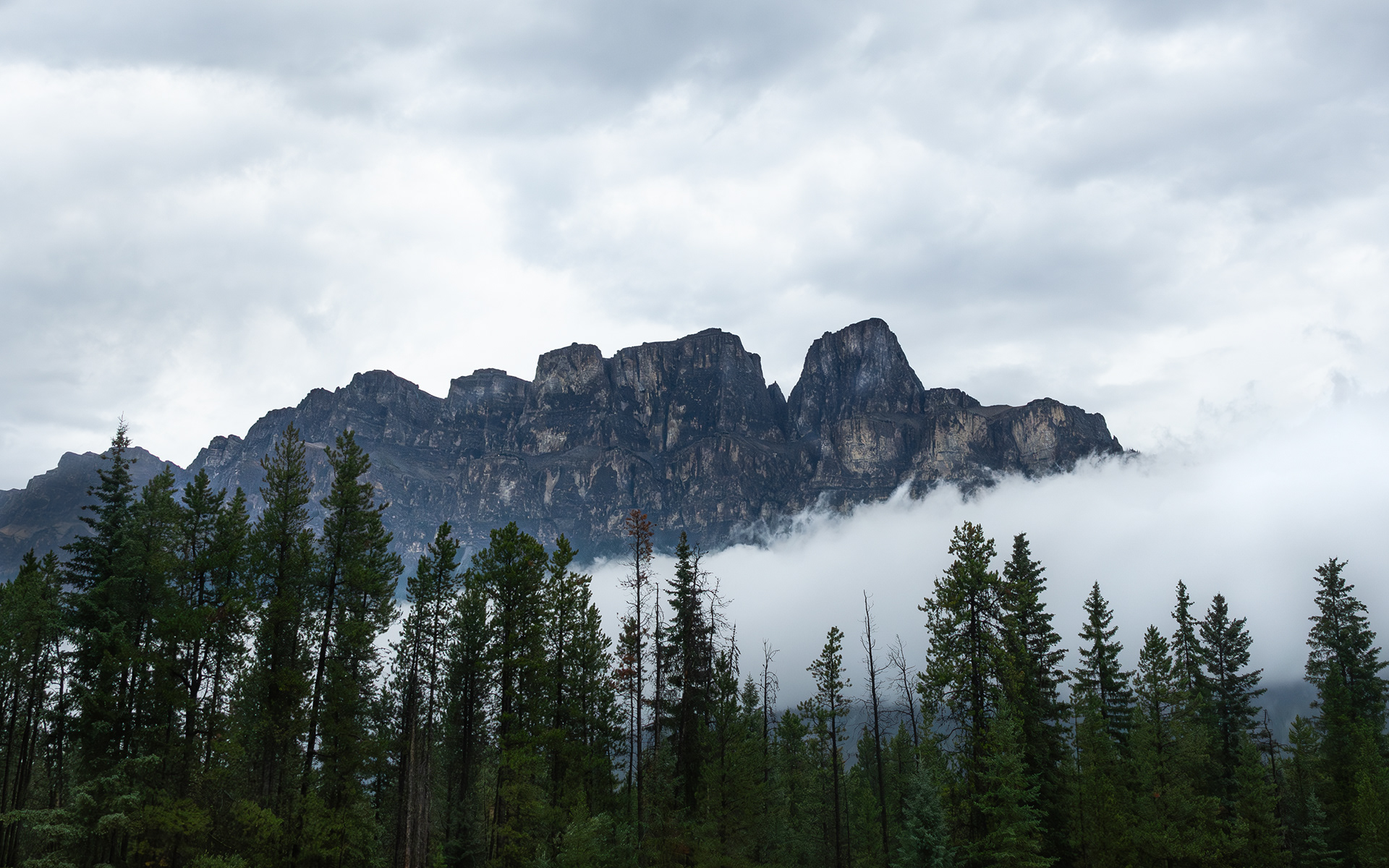 Castle Mountain, Banff Nat. Park, Alberta, CA