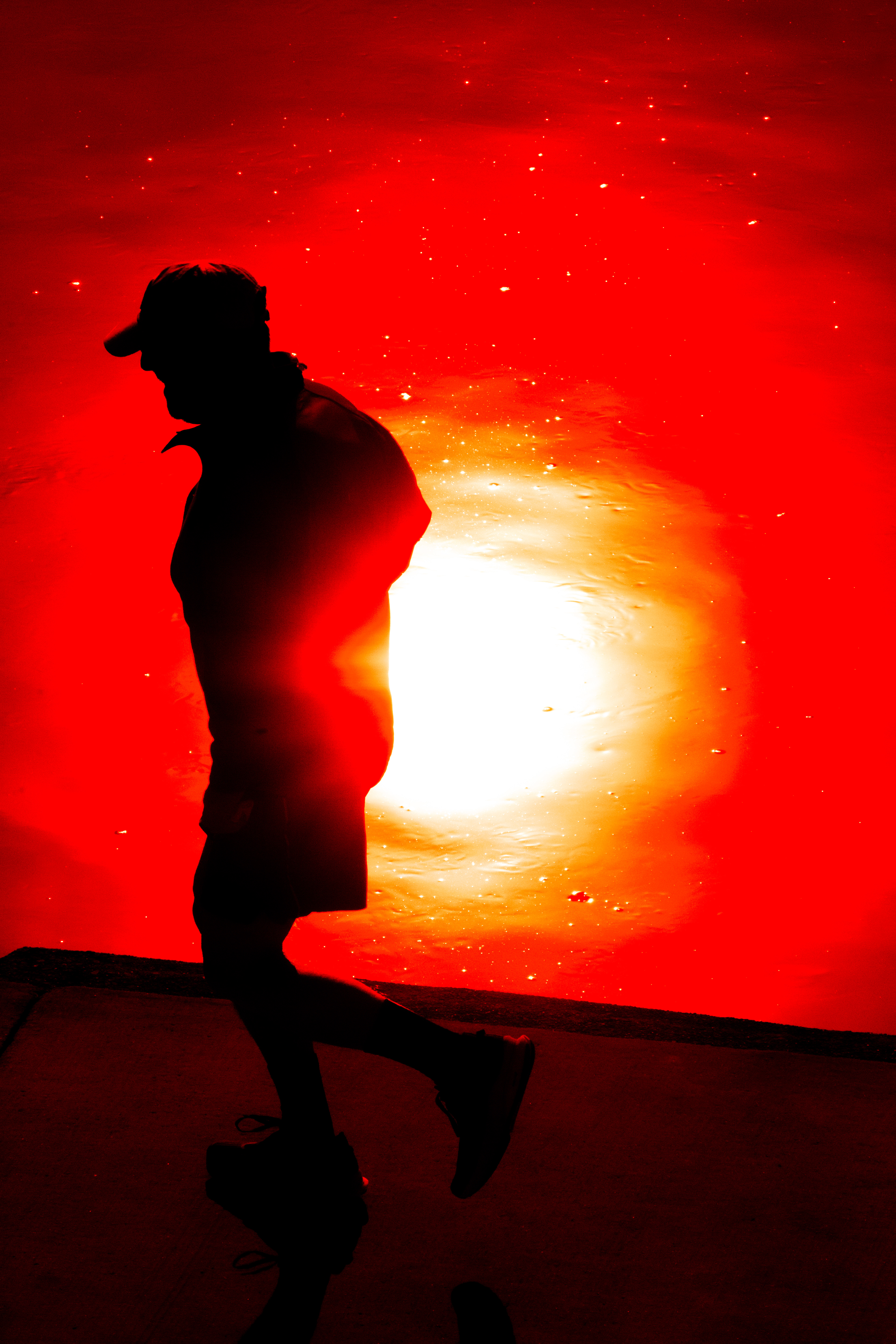 Galaxy Along the River, Harrisburg, PA (Artistic License)