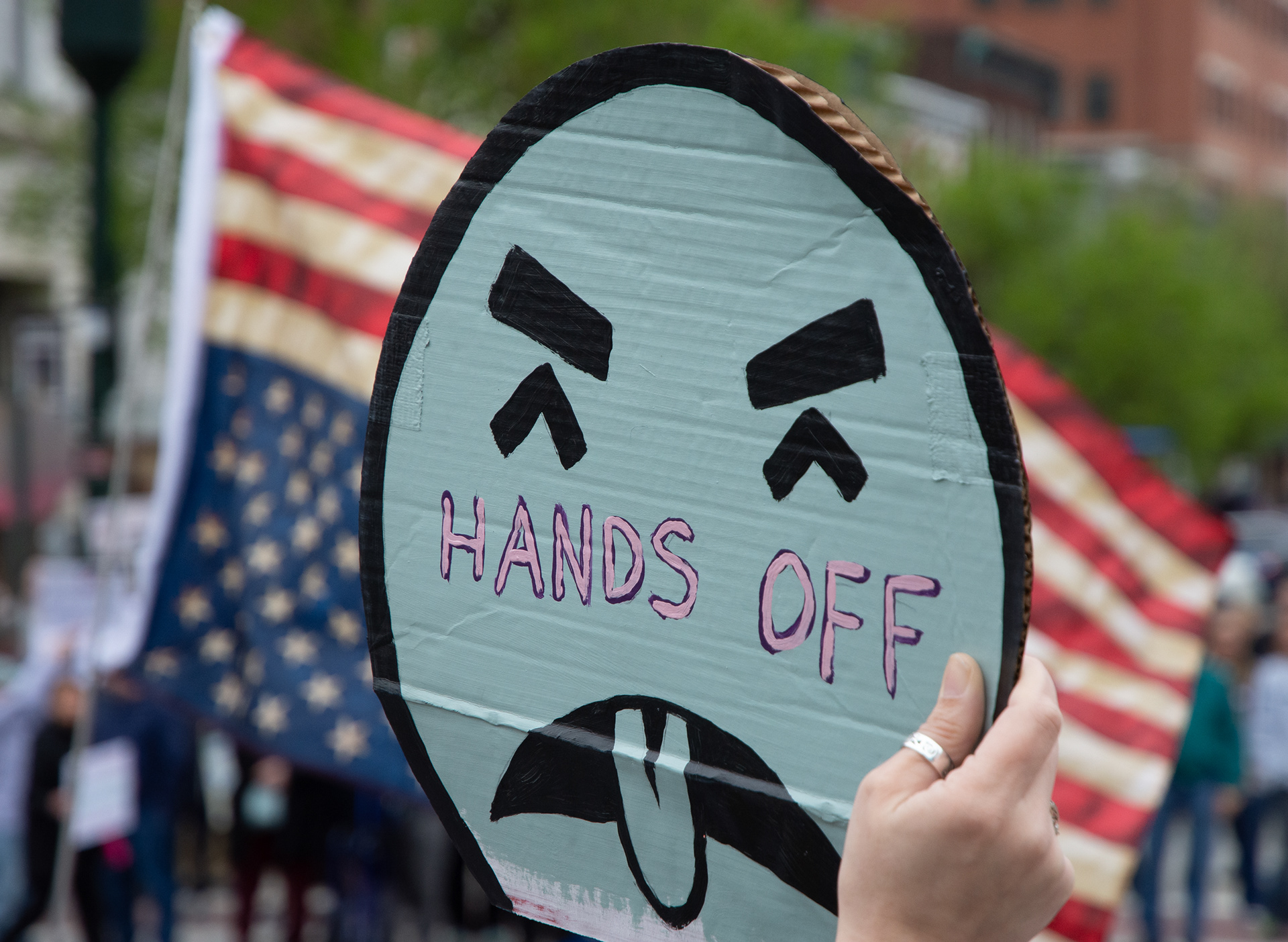NEWS:  Hands Off Anti-Trump Rally 4-5-2025