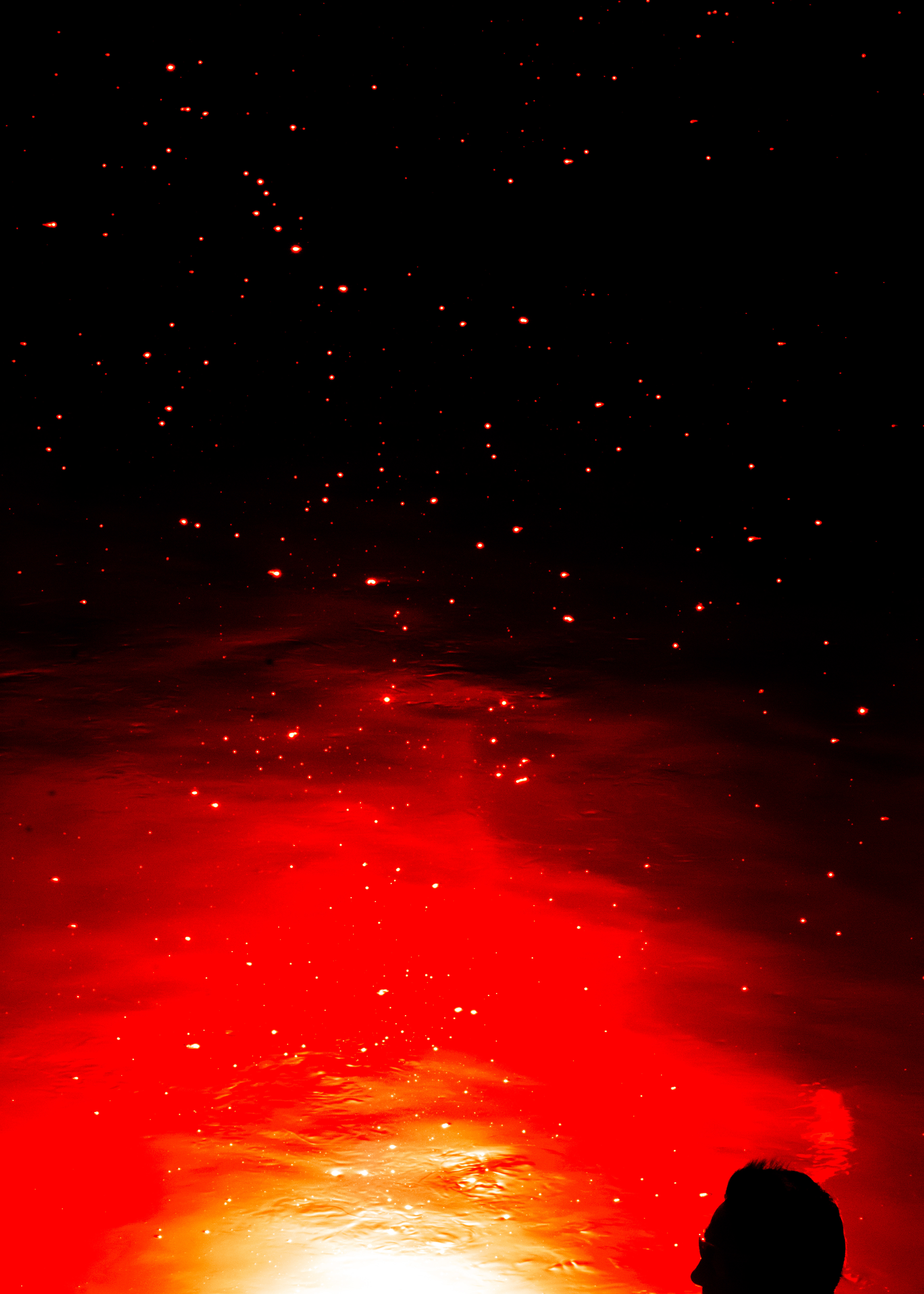 Galaxy Along the River - Harrisburg, PA  (Artistic License)