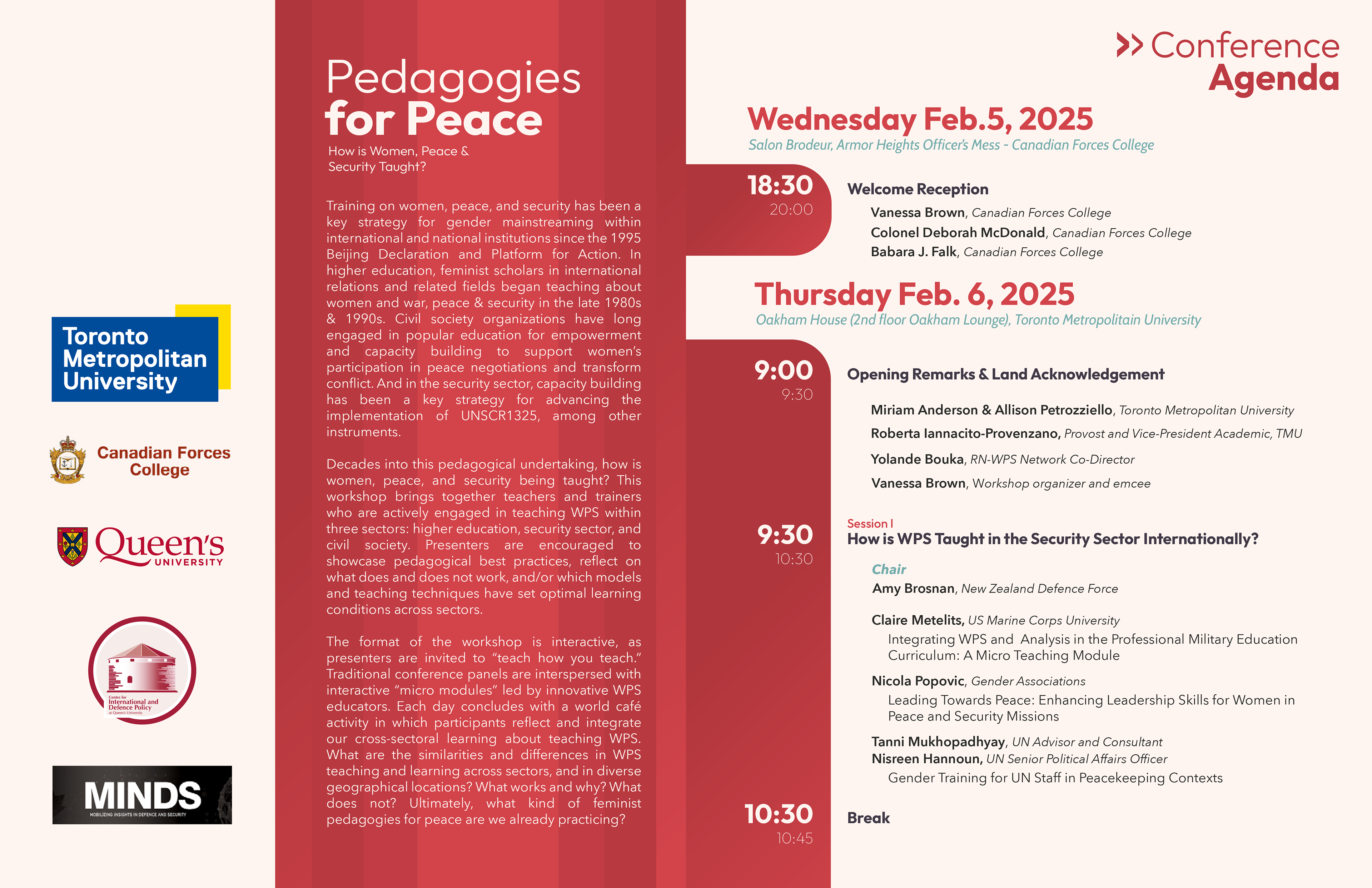 Program Layout (2025)